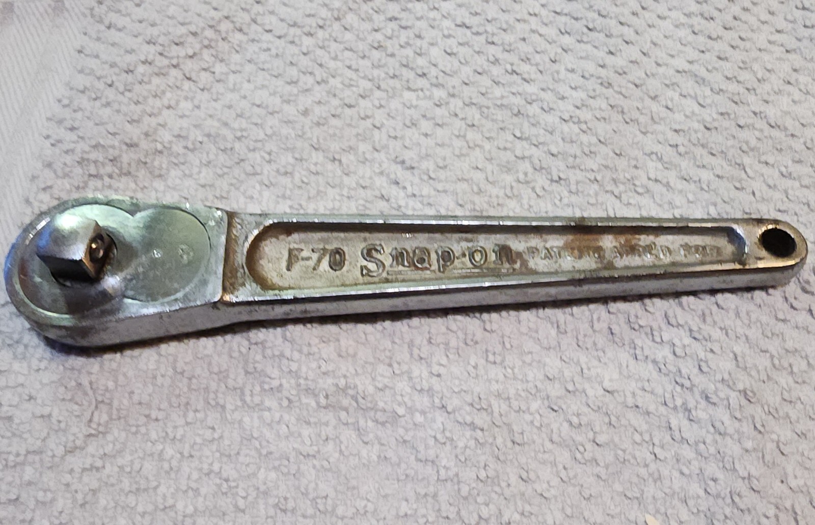 1932 vintage Snap On F-70 3/8 drive ratchet