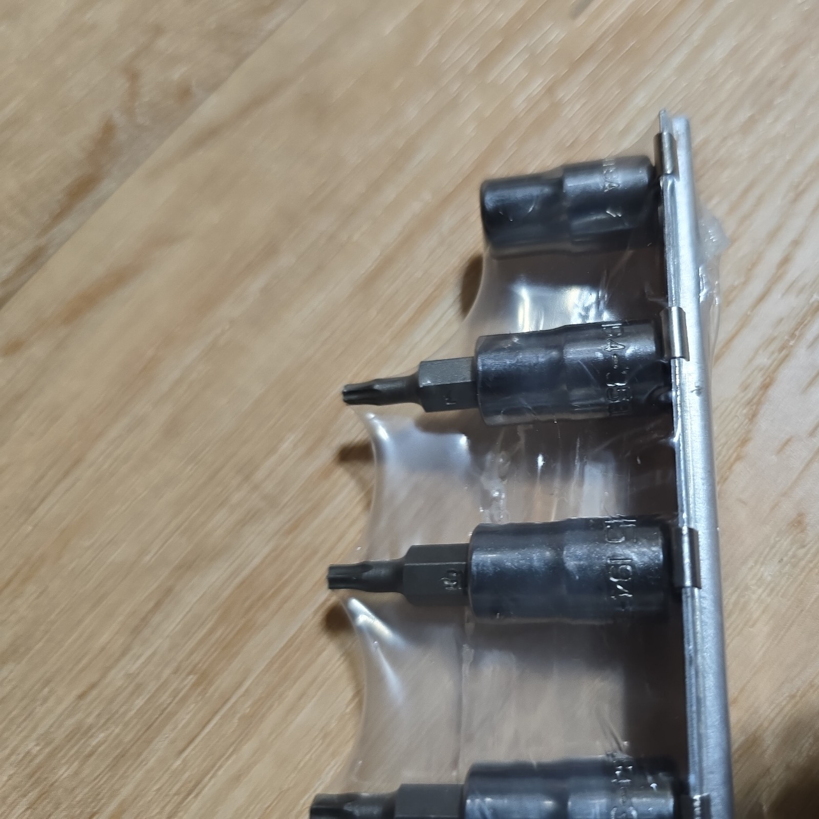 CAT Tools Torx Socket Set 10 piece t10-t55 E8 Snap-on Caterpillar Chrome