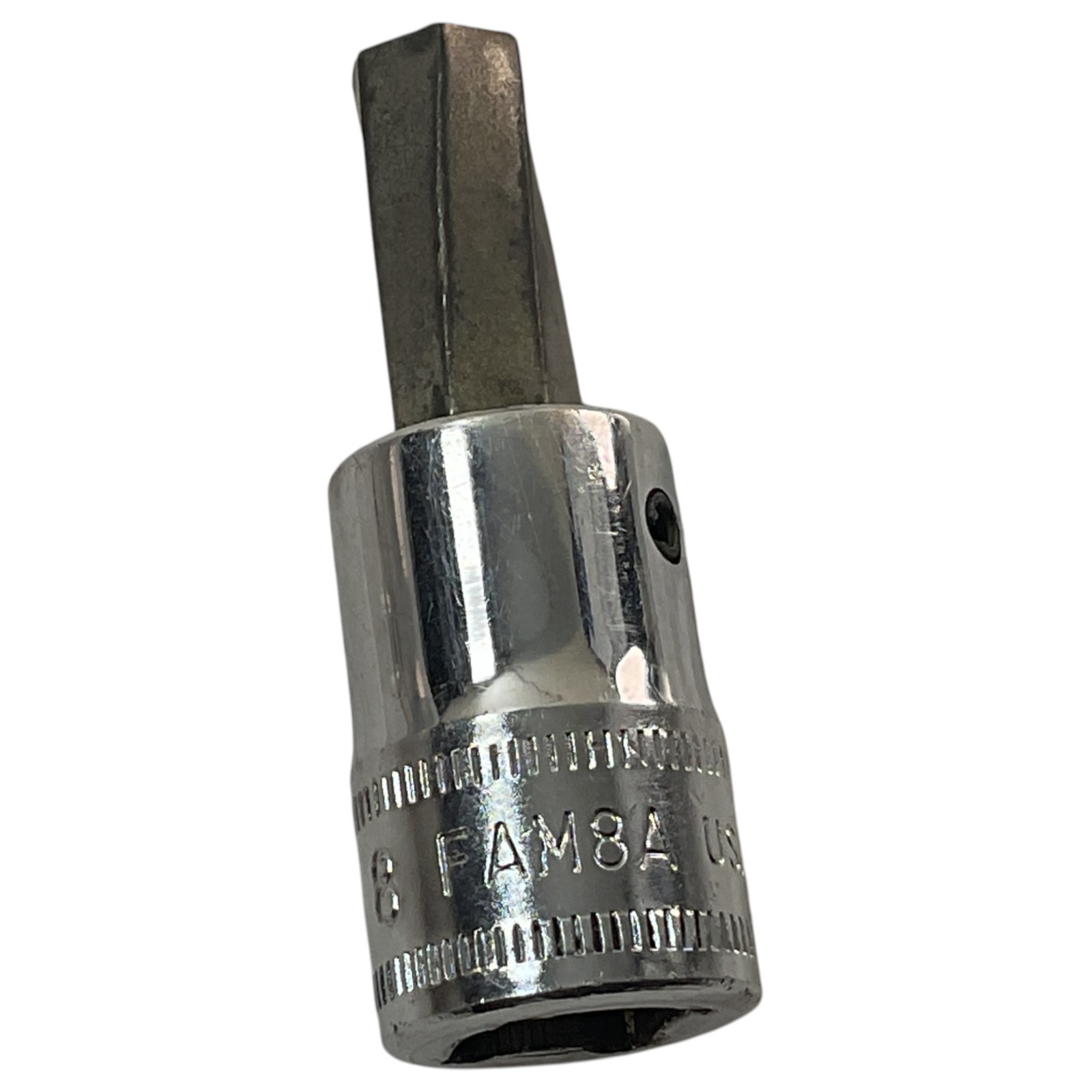 Snap-on Hex Bit Socket 8mm 6 Point 3/8″ Drive FAM8A Sold As Pictured Mechanic