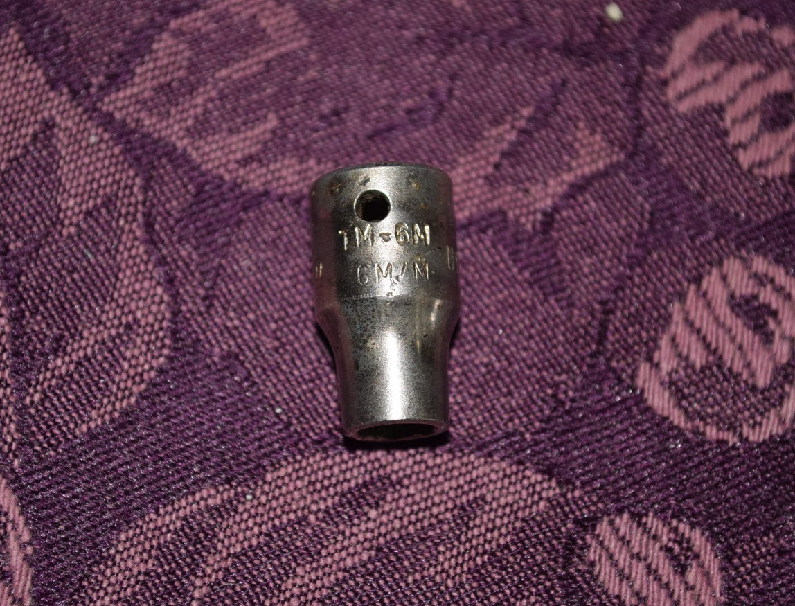 SNAP ON TOOLS 6mm Shallow Metric Socket, 1/4″ Drive, 6 Point, TM6M