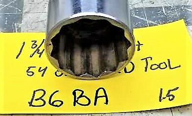 3/4″ Drive 1 ¾” Shallow Chrome Socket Pristine Used Condition KD 543156 [B6BA]