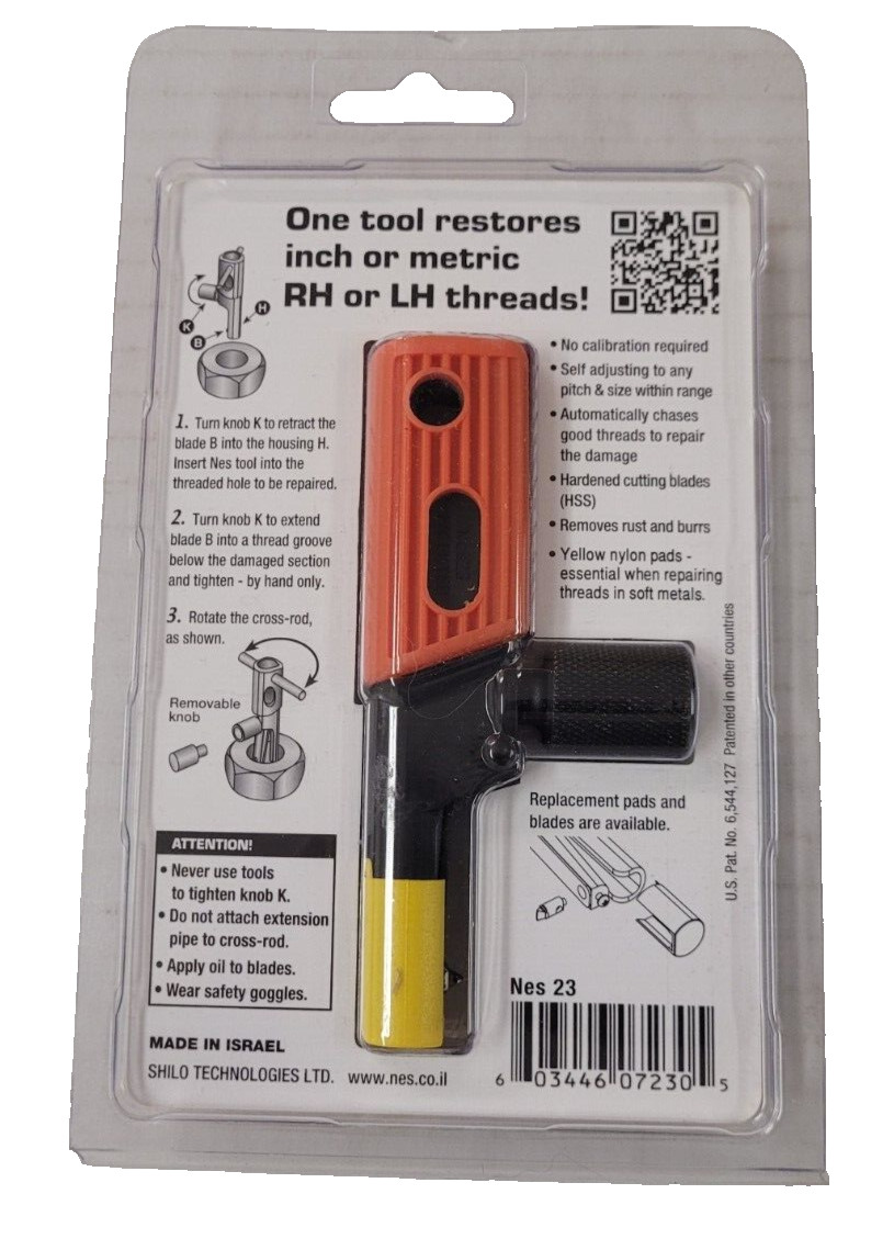 NES 23 11/16 – 13/16 Universal Internal Thread Repair Tool 16MM-20MM 3/8-1/2 NPT