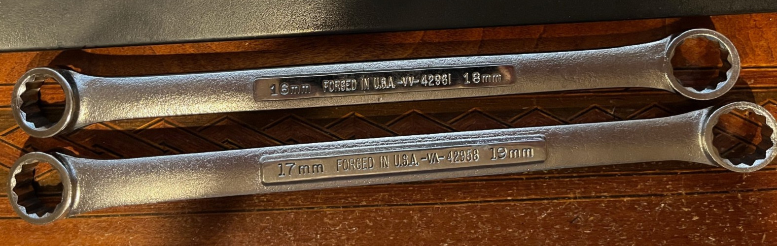 Vintage Craftsman 7pc Metric Box End Wrench Set -V V/VA Series-USA 6mm-19mm NICE