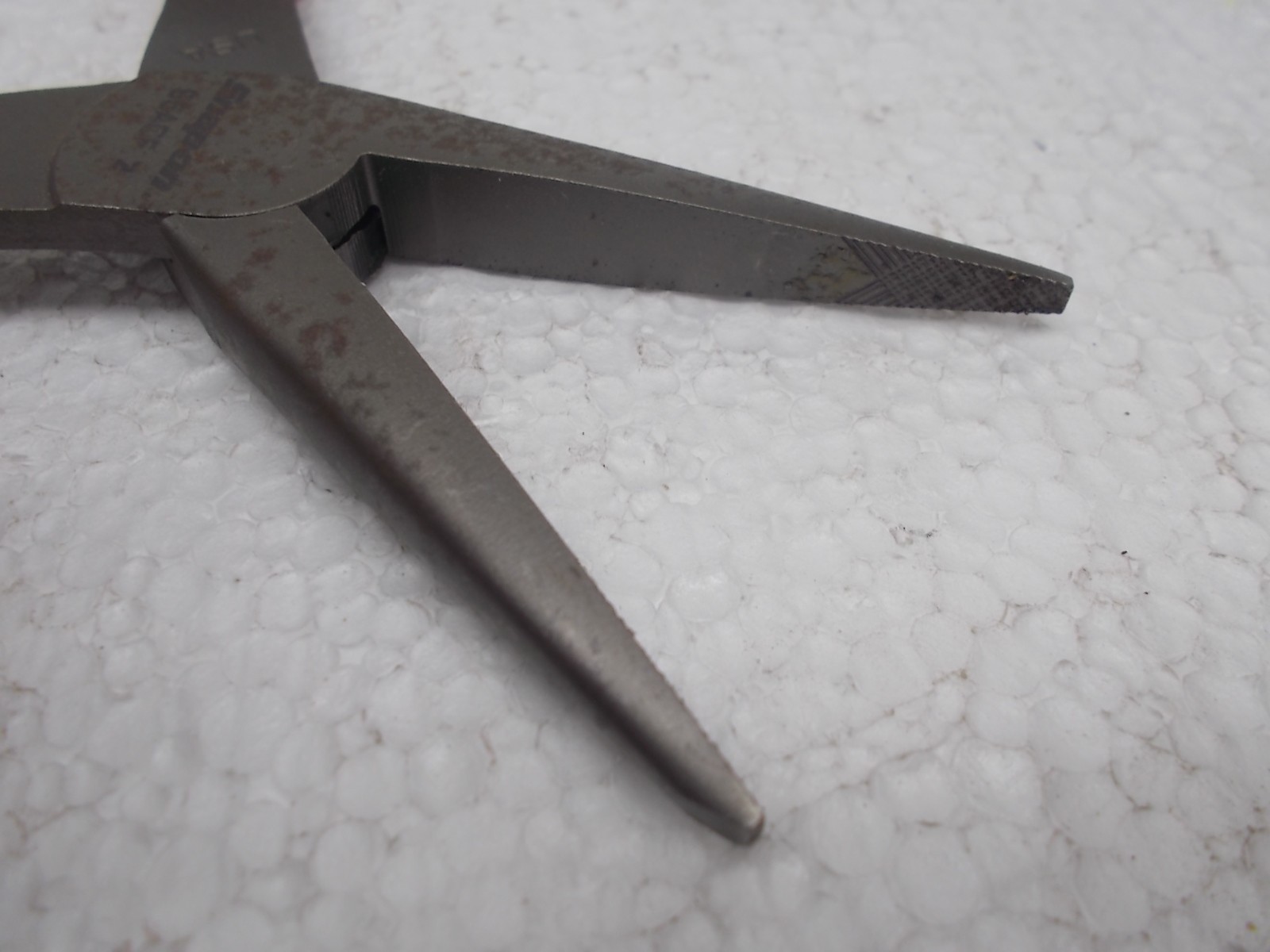 Snap-on tools USA Comfort Grip Needle Nose Pliers RED Handle 96ACF Nice!