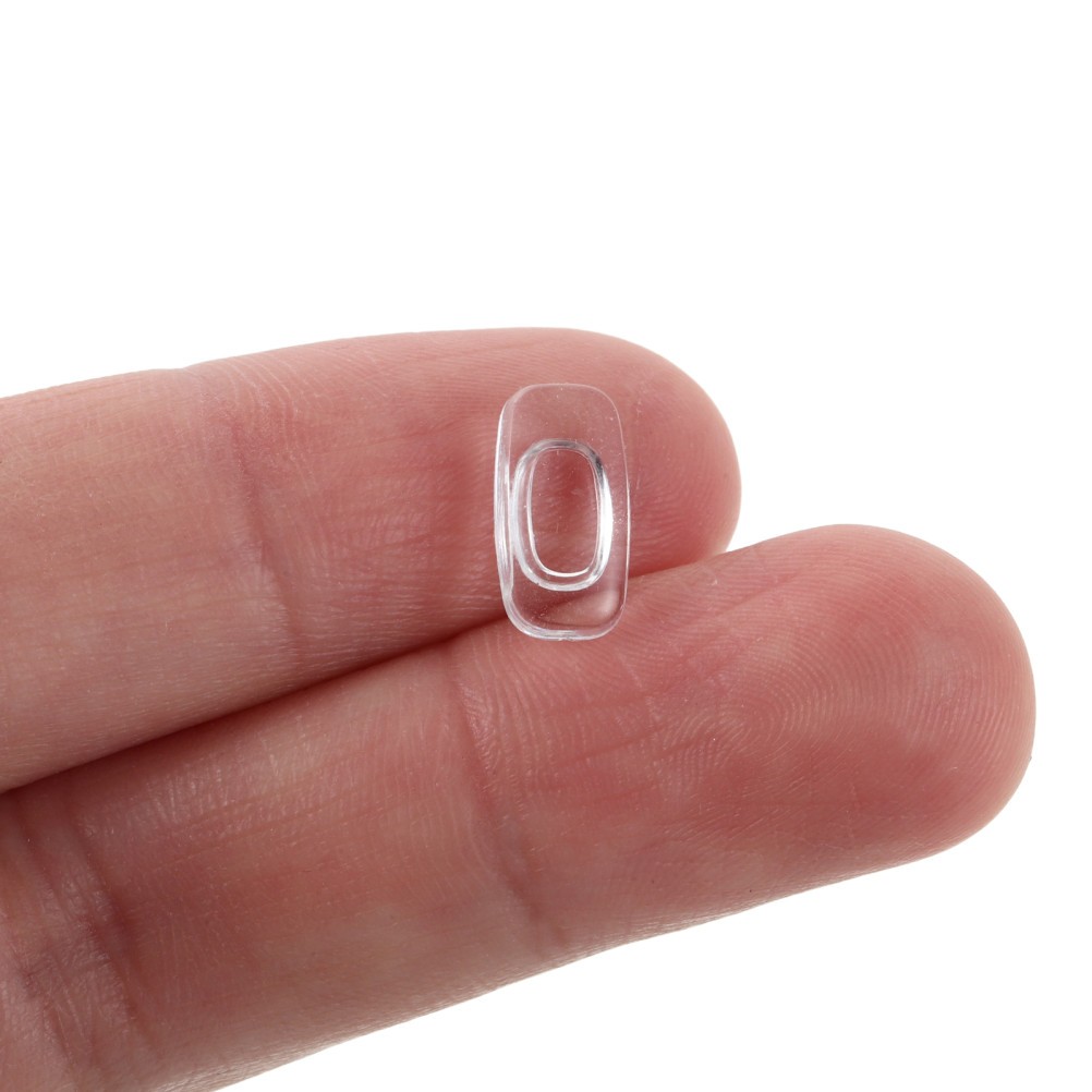 20 Pairs Eye Glass Nose Piece Pads Silicone for Eyewear Eyeglass Soft