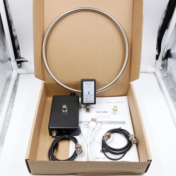 Stainless Steel Loop Antenna for Shortwave and Mediumwave Radio Reception