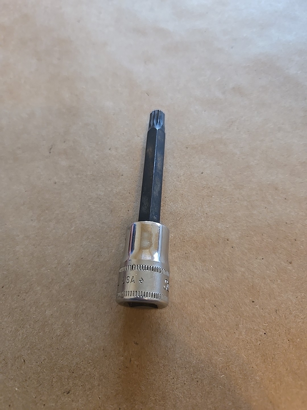 Snap On 3/8″ Drive 8MM Metric Long Triple Square Bit Socket USA FTSM8AL