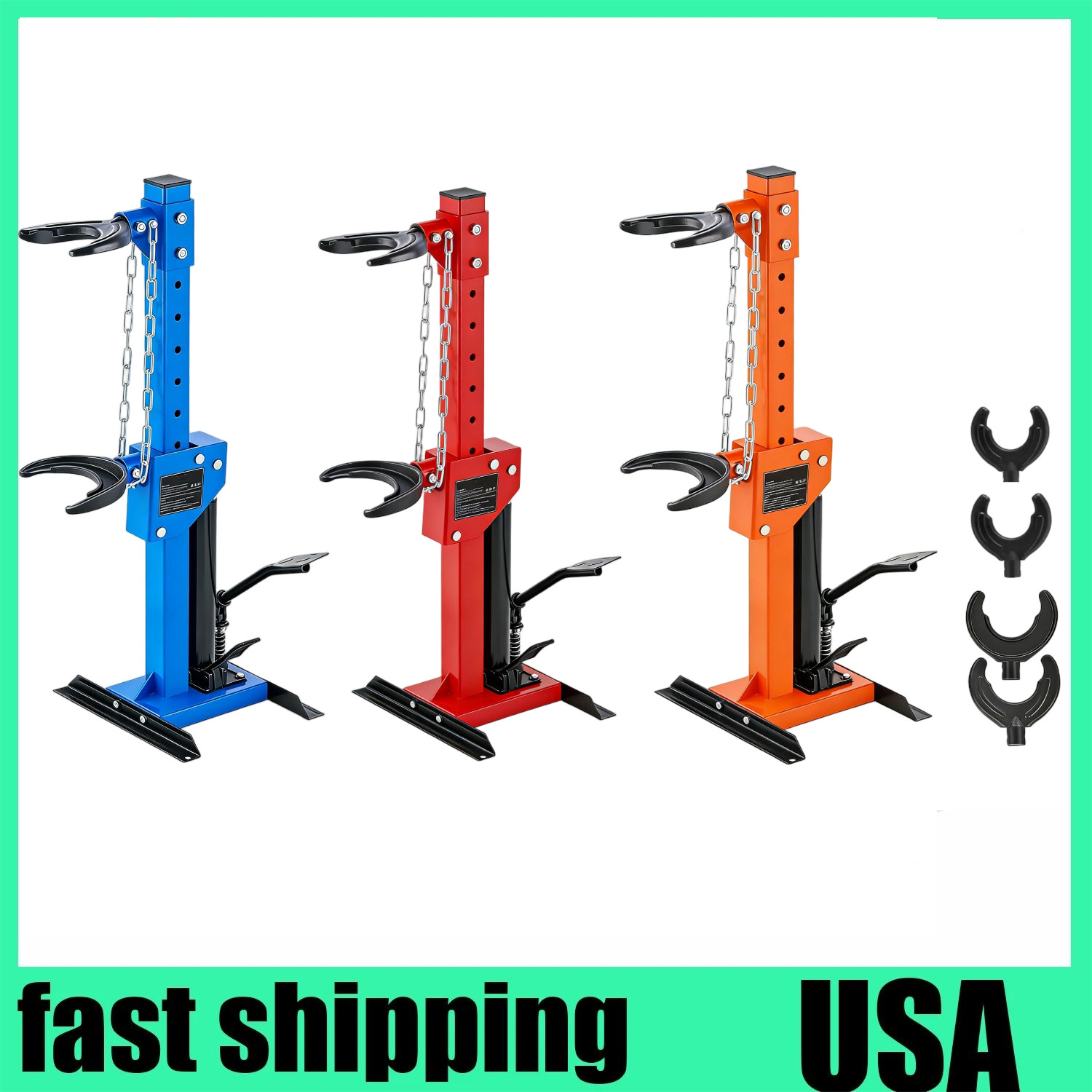 9920 lbs Coil Spring Compressor Auto Strut Hydraulic Heavy Duty Removing Tool