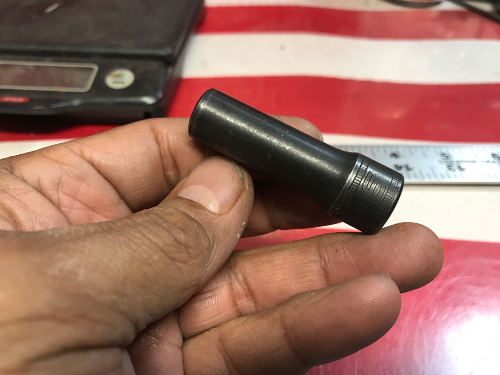 Snap on socket impact deep 9mm 3/8” drive 6 points SIMFM9A AAAA