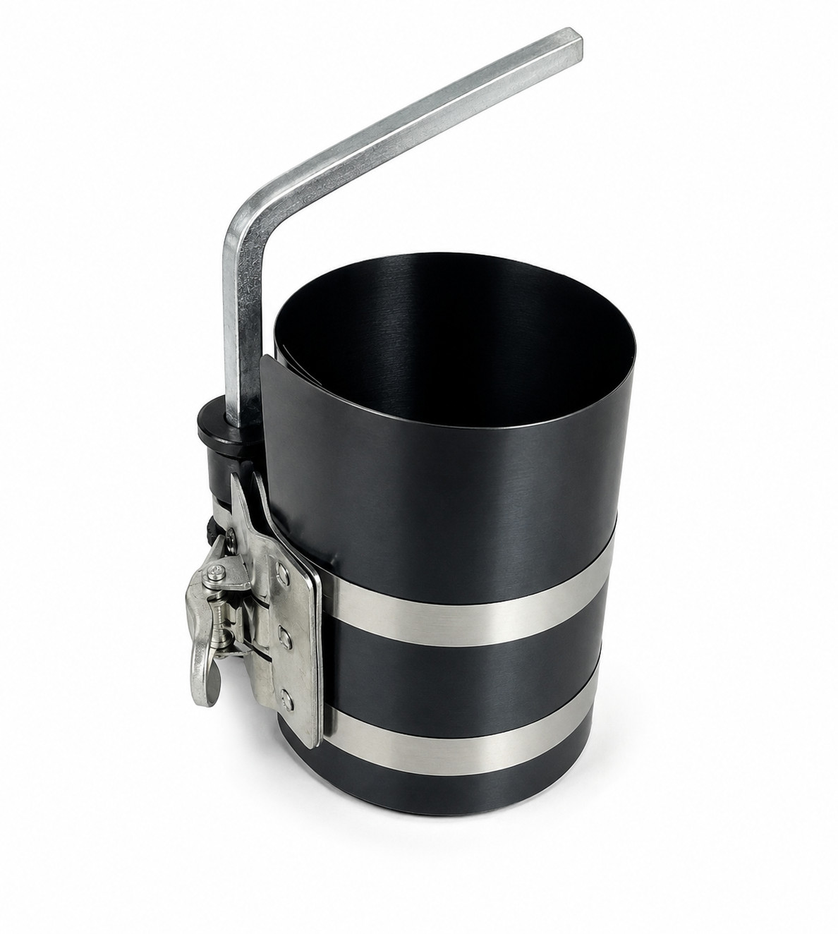 Piston Ring Compressor Professional Piston Install Tool with Wrench 2 1/8″ to 7″