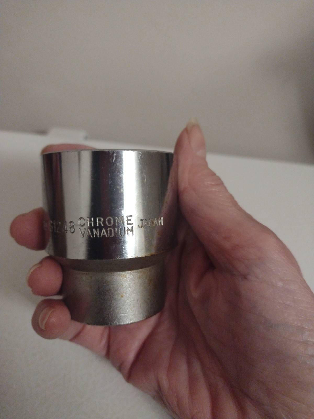 Vtg True-Craft 1-1/2″ Jumbo Socket 3/4″ Drive 12pt # 61248 Japan Chrome Vanadium