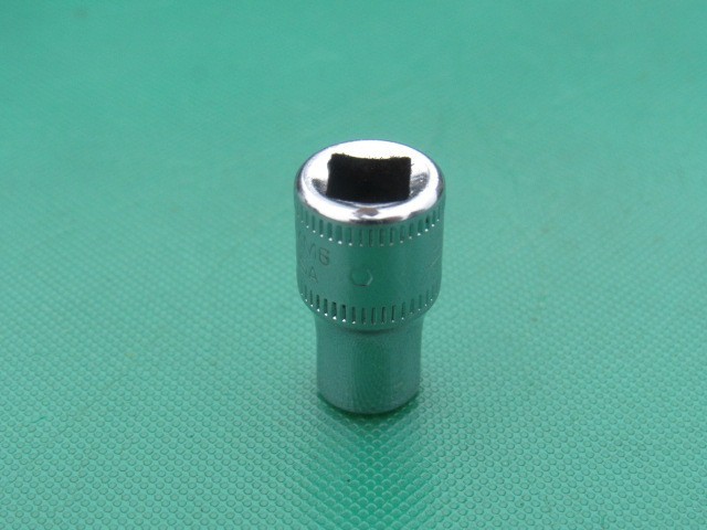 SNAP ON 6MM TMM6 1/4″ DRIVE METRIC 6 PT SHALLOW CHROME SOCKET 6 MM TMM VERY NICE