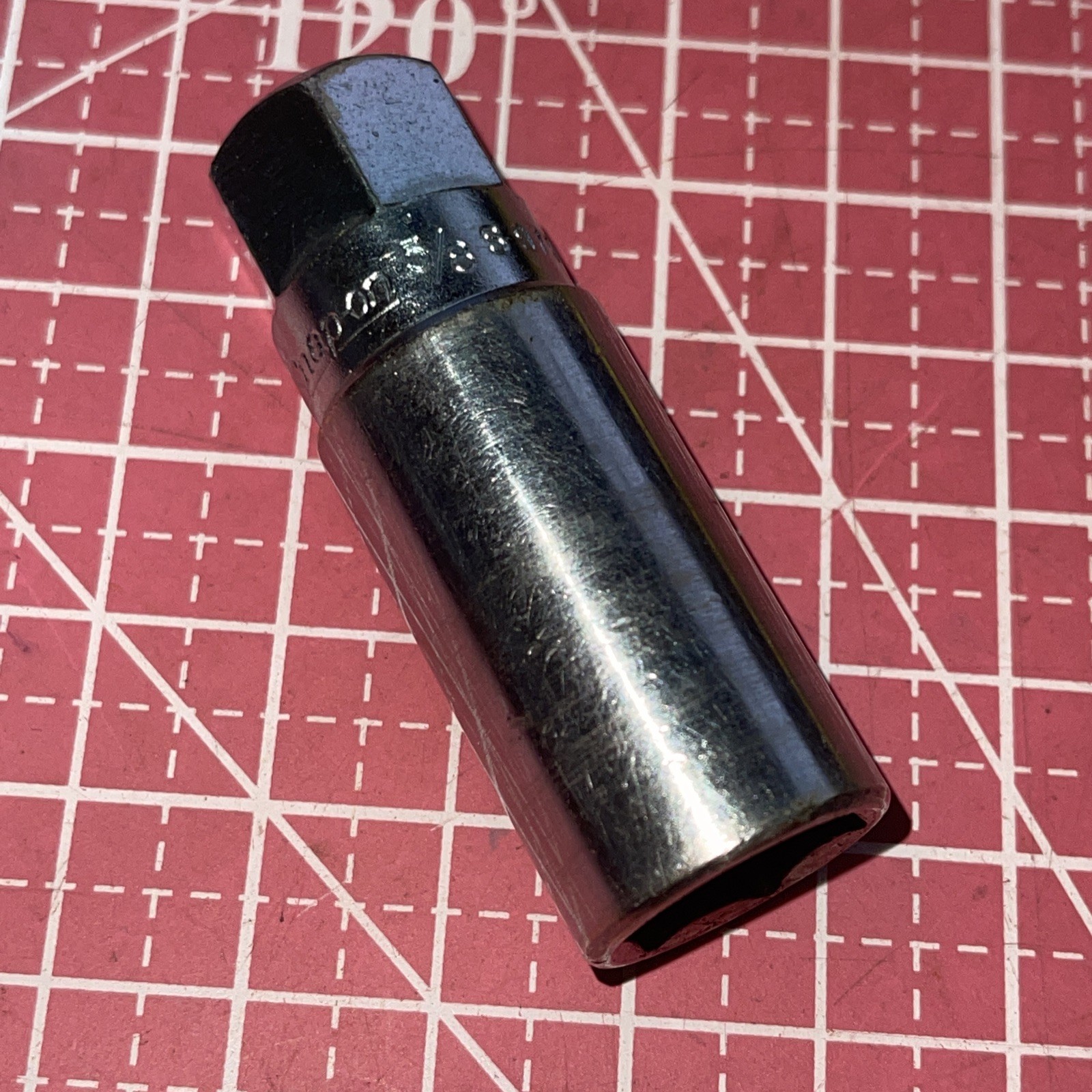 Snap on USA S9706 5/8 In SAE 3/8” Drive Spark Plug 6 Point Socket Vintage 5/8”