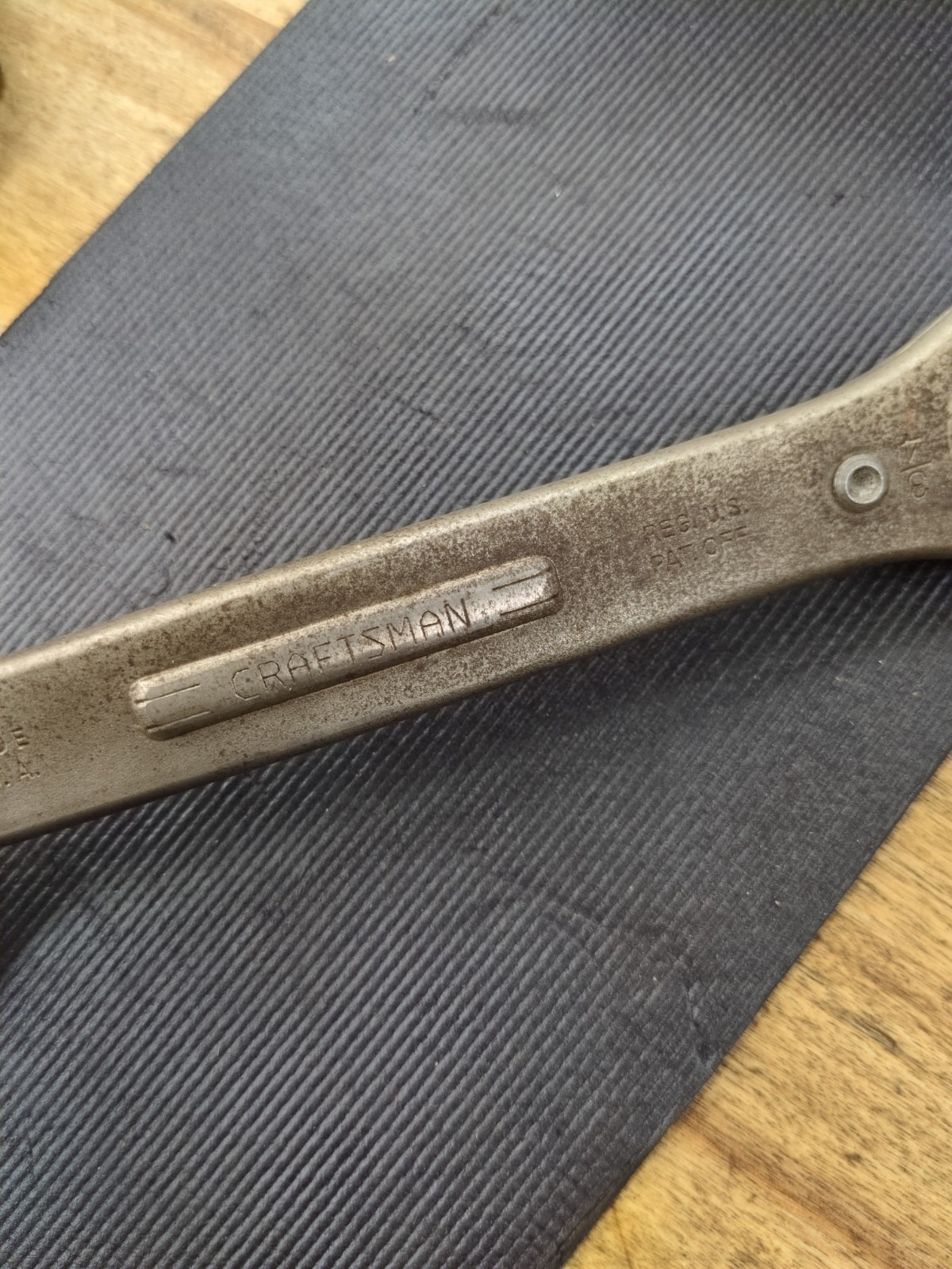 Craftsman 5/8″ x 3/4″ Box End Ratcheting Wrench Made in USA Vintage