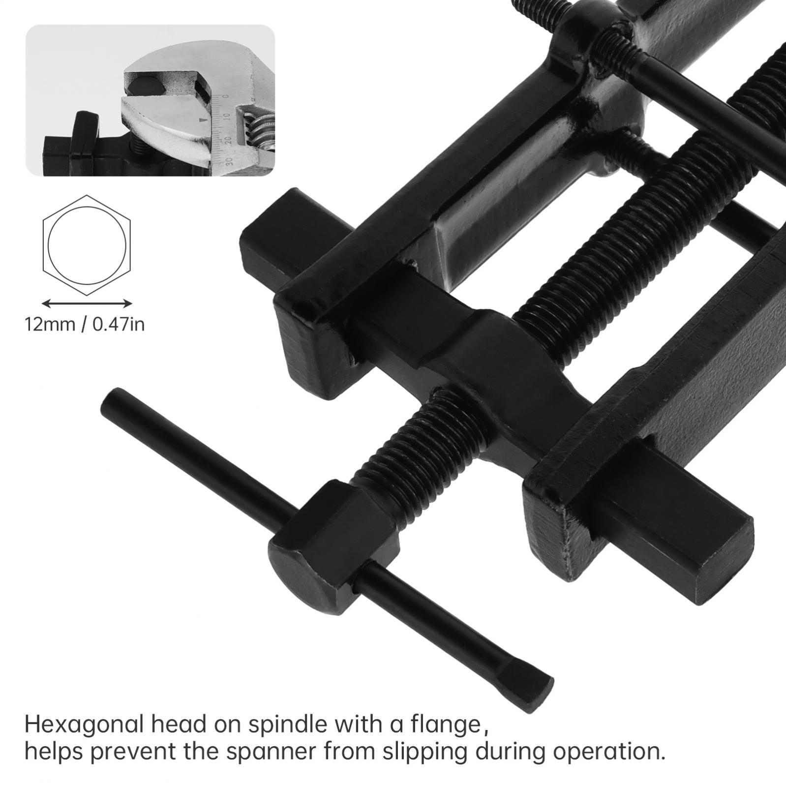 Carbon Steel Adjustable Bearing Puller for Slide Gears, Pulley, and Flywheel 4in