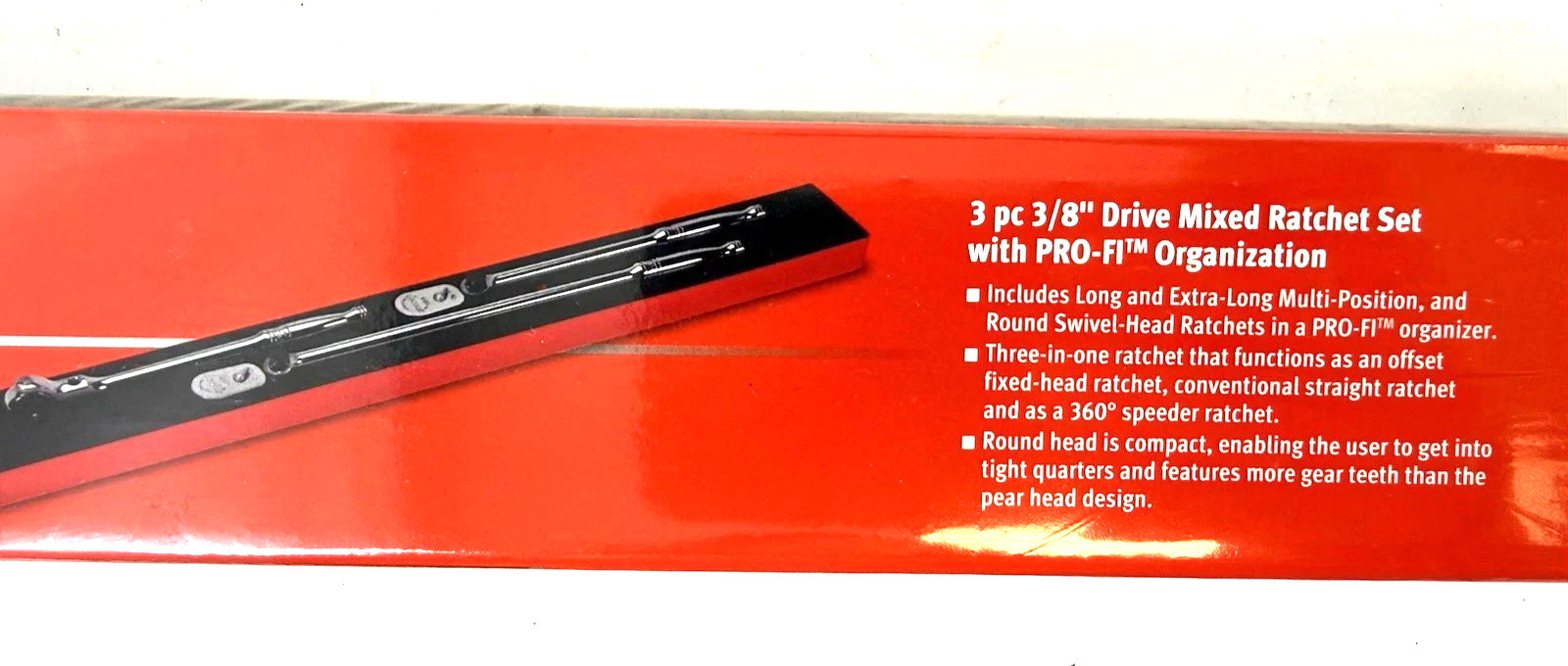New Snap-on™ 3/8″ drive Indexible Head Ratchet Set FNF100 F80MP FLL80MP Foam Set