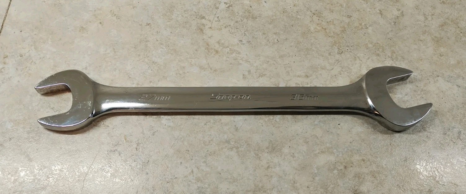 Snap On VOM2730B 27mm x 30mm Double Open End Wrench Made In USA