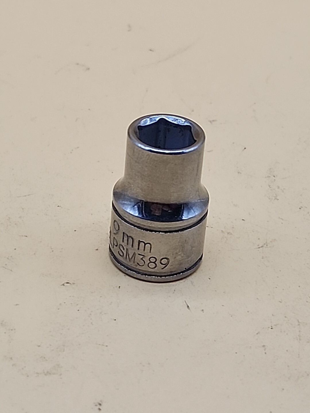 Blue Point Tools 9mm 3/8″ dr. drive 6 pt shallow standard socket tool BLPSM389