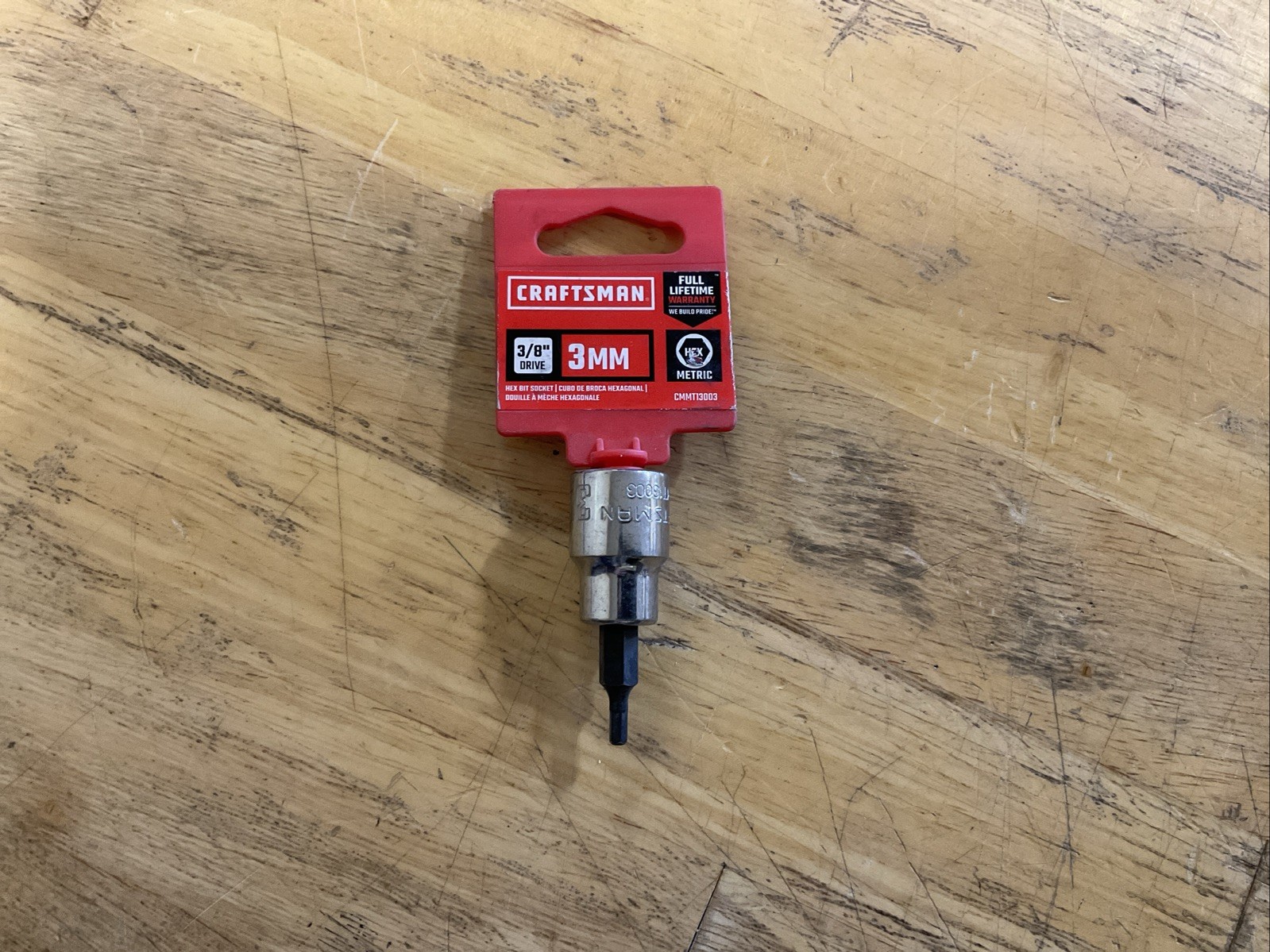 1 CRAFTSMAN Hex Bit Metric Driver Socket 3/8-in. Drive Drill 3mm Tool DYI NEW