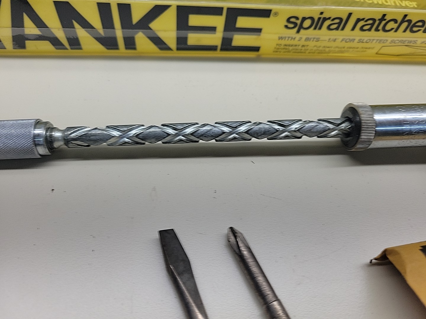 Stanley Yankee 68-130 130A Spiral Ratchet Screwdriver NOS No. 2 Phillips Flat