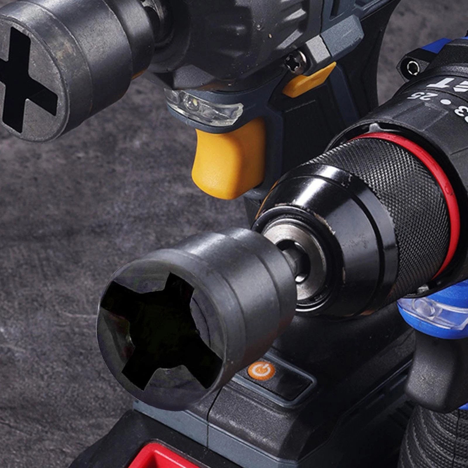 Scissor Jack Power Drill Converter, High Carbon Steel Adapter Socket for Jacks
