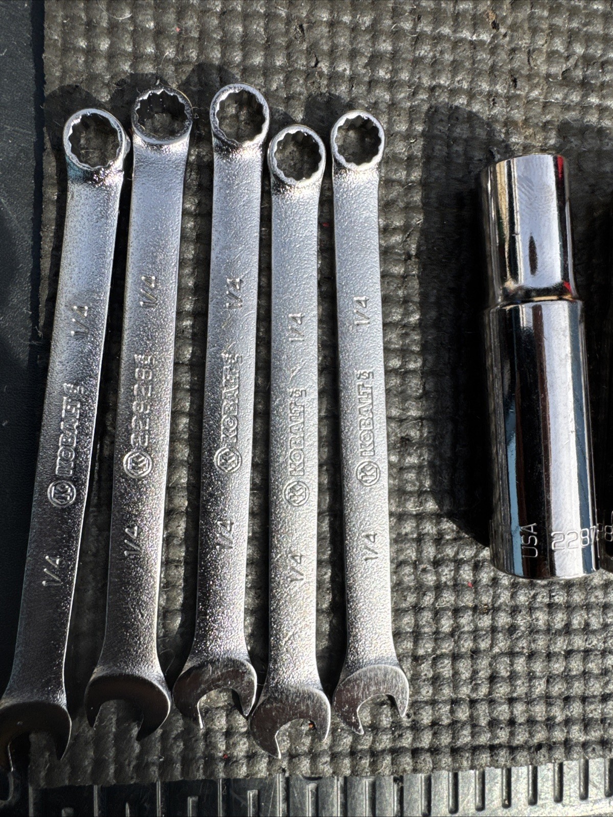50pc Kobalt Tools USA Wrench Socket Lot Common Sizes! 10mm 12mm 13mm Metric Sae