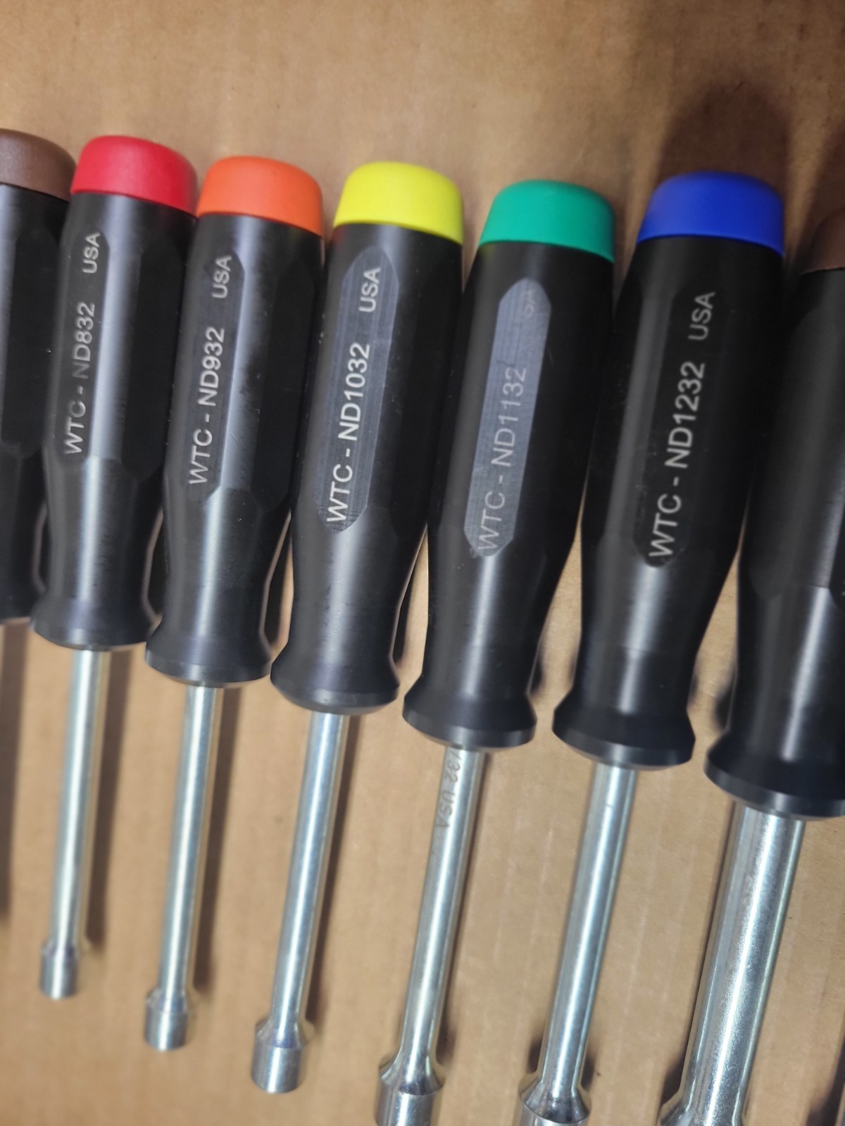WTC Wright Tool Company 11-Piece SAE Nut Driver Set 3/16 – 5/8″ with Pouch