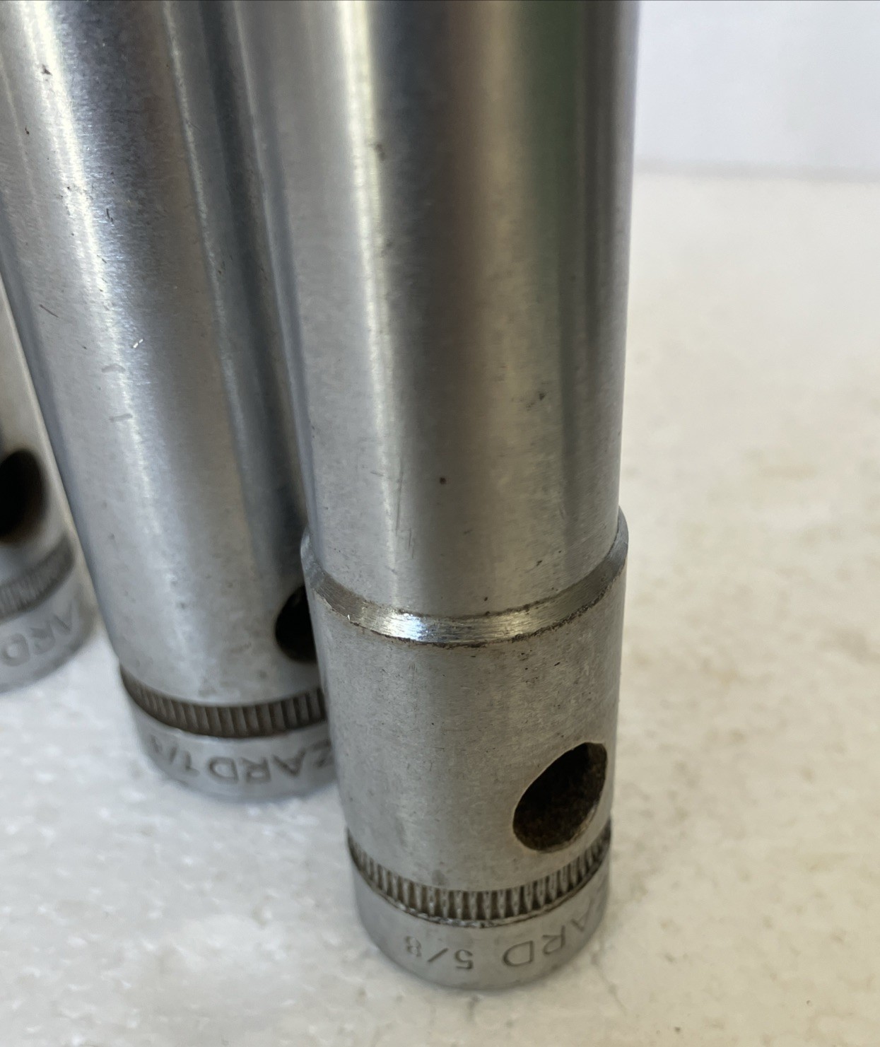wizard 1/2 inch drive sockets. Lot Of 11 Wizard Sockets 6 Deep well, 5 Regular