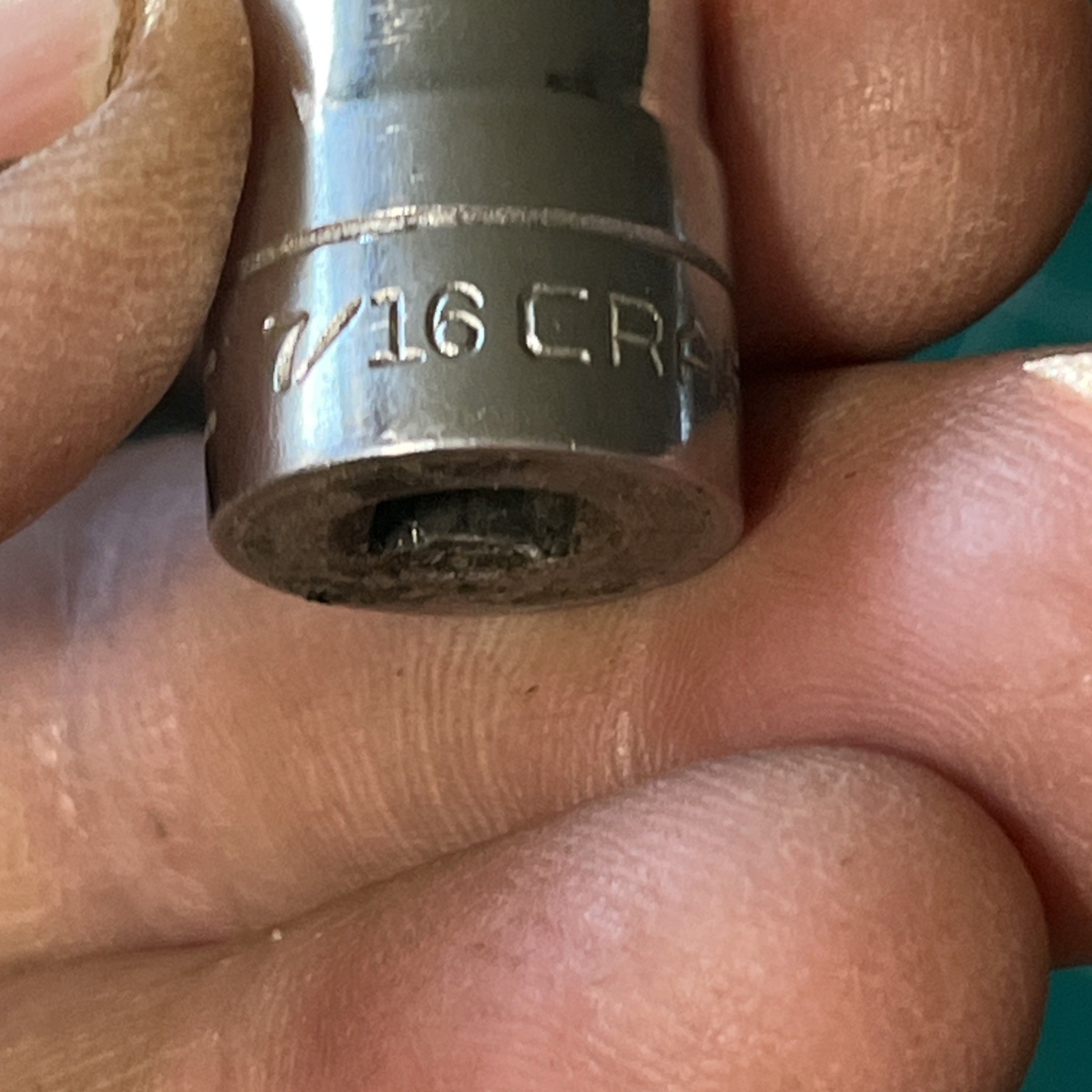 Vintage Craftsman Adapter 3/8″ to 1/4″ Male & 7/16 6 Point V Series Made in USA