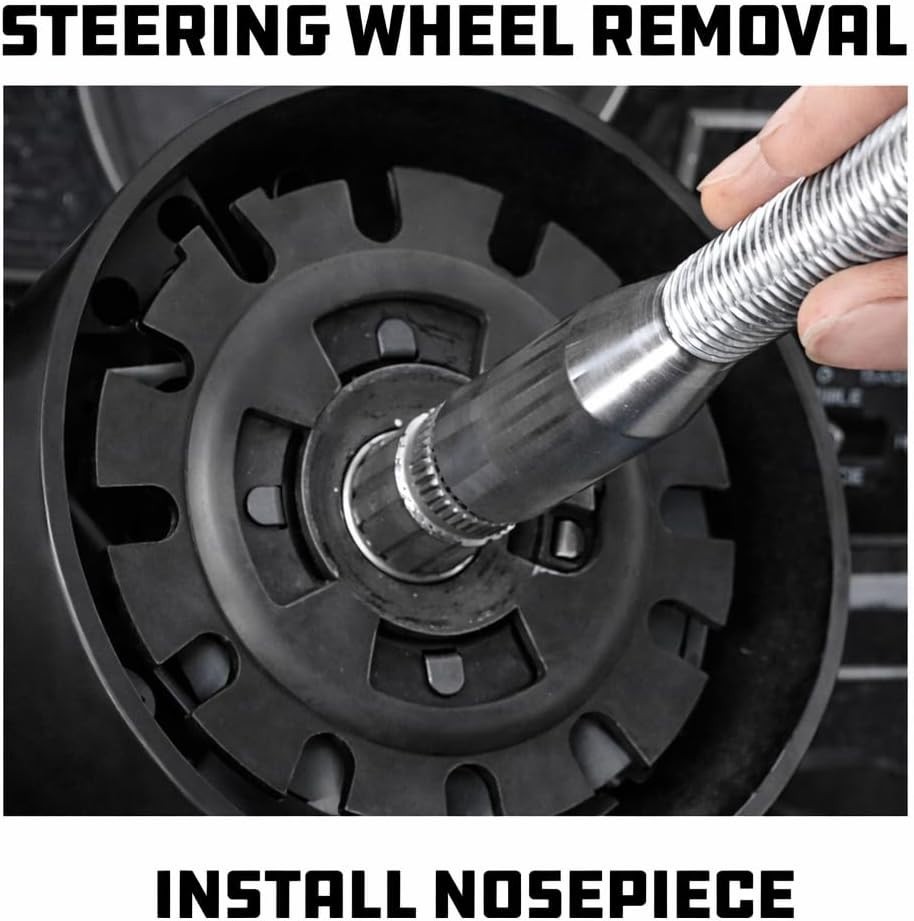 Steering Wheel Removal Kit with Lock Plate Puller and Durable Storage Case