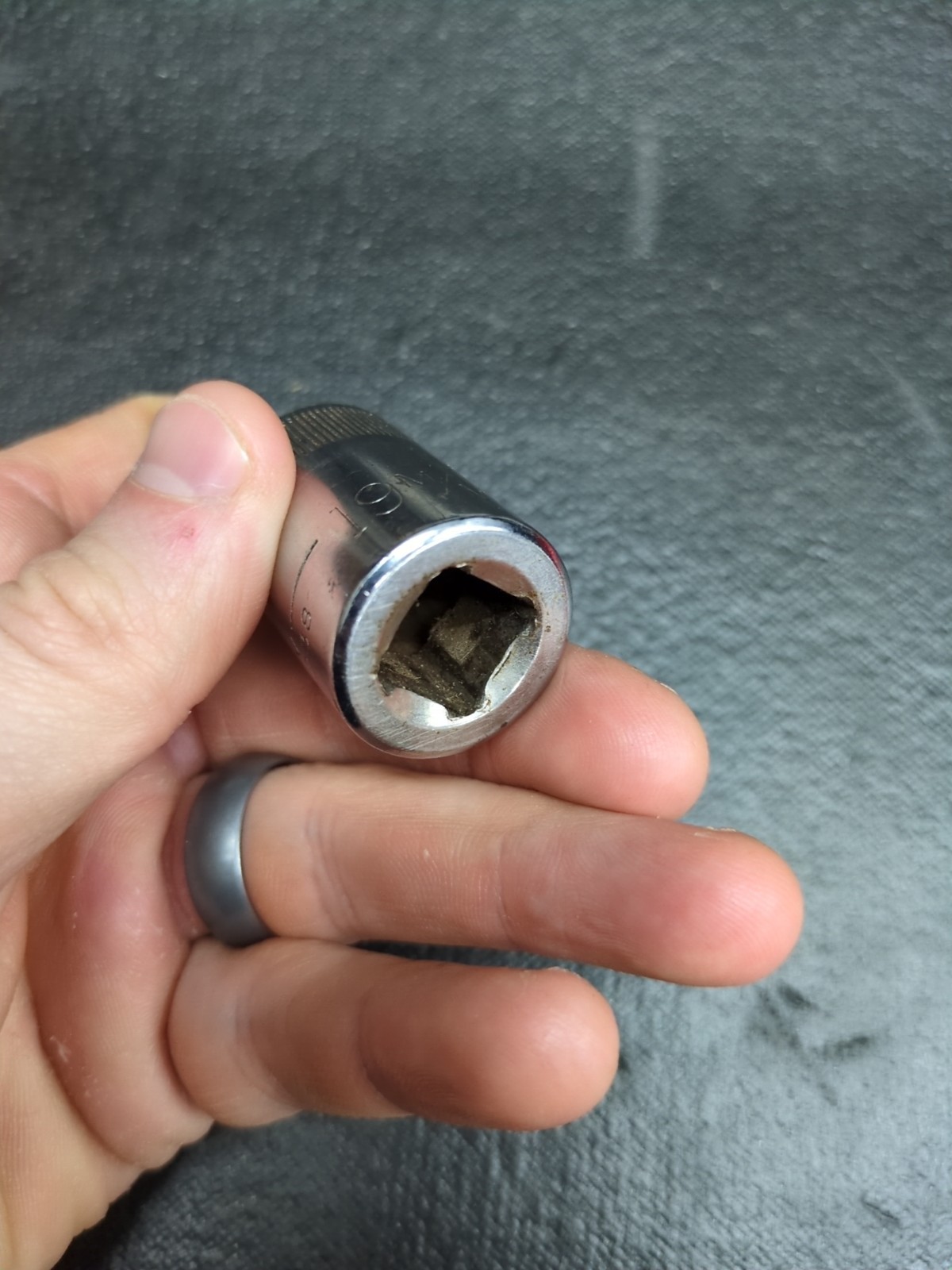 Vintage Craftsman 19M/M Socket 1/2 Dr -v- 44238 USA 🇺🇸 Top Knurl