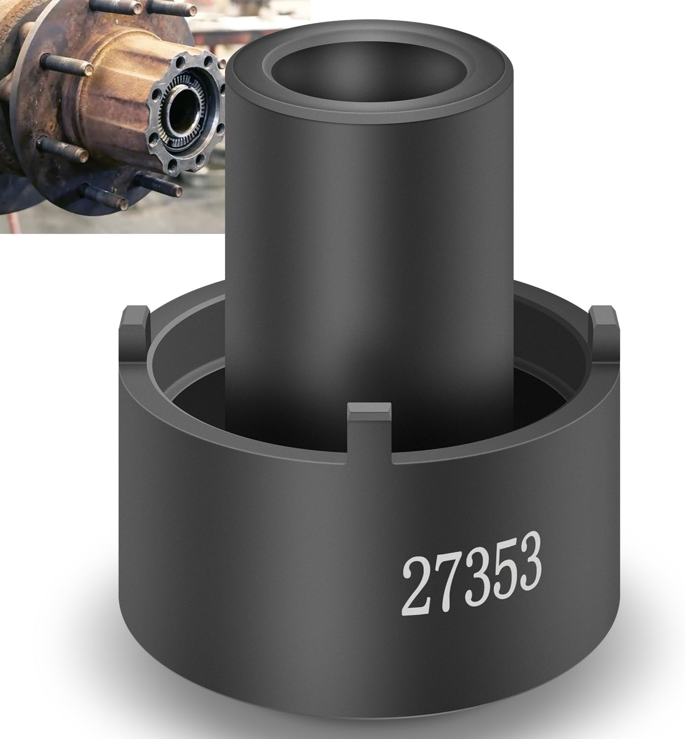 For Ford F250 F350 F450 4 Lug Spindle Socket Wrench 27353 Rear Axle Nut Wrench