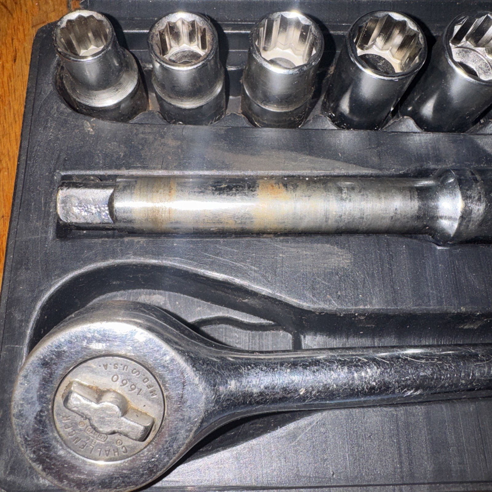 Proto Challenger 1660D Ratchet Wrench 1/2″ Drive Thumb Wheel USA 10″ knurled
