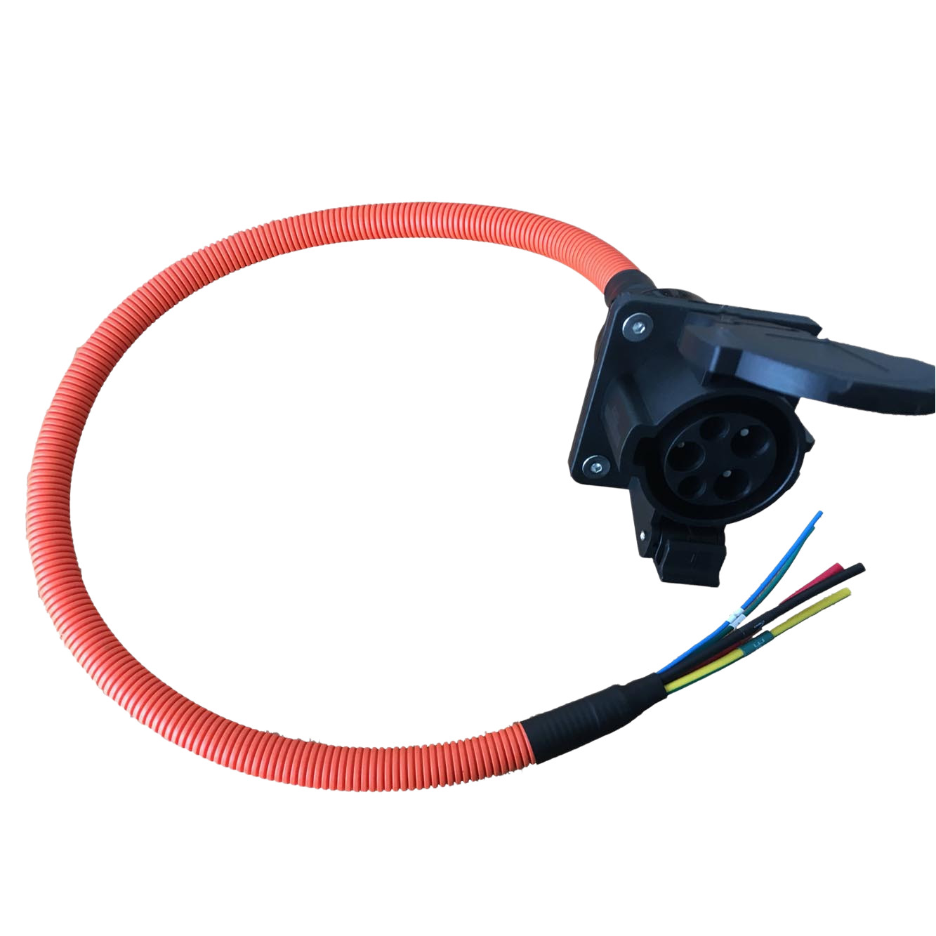 Level 1 and 2 SAE J1772 EV Socket-Inlet, Type 1 Receptacle, 16Amp, 110V-240V