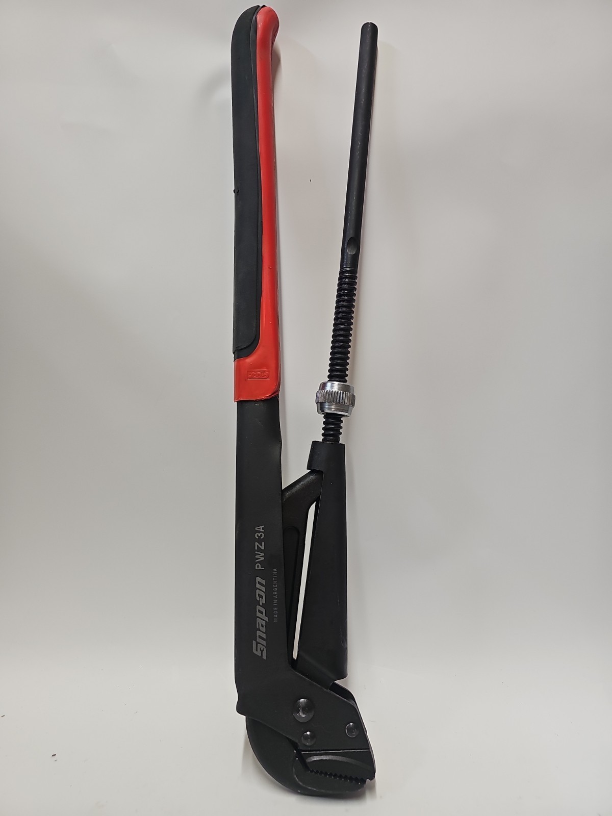 Snap-on Tools RED 21-1/2″ Soft Grip Adjustable Plier Wrench PWZ3A NEW
