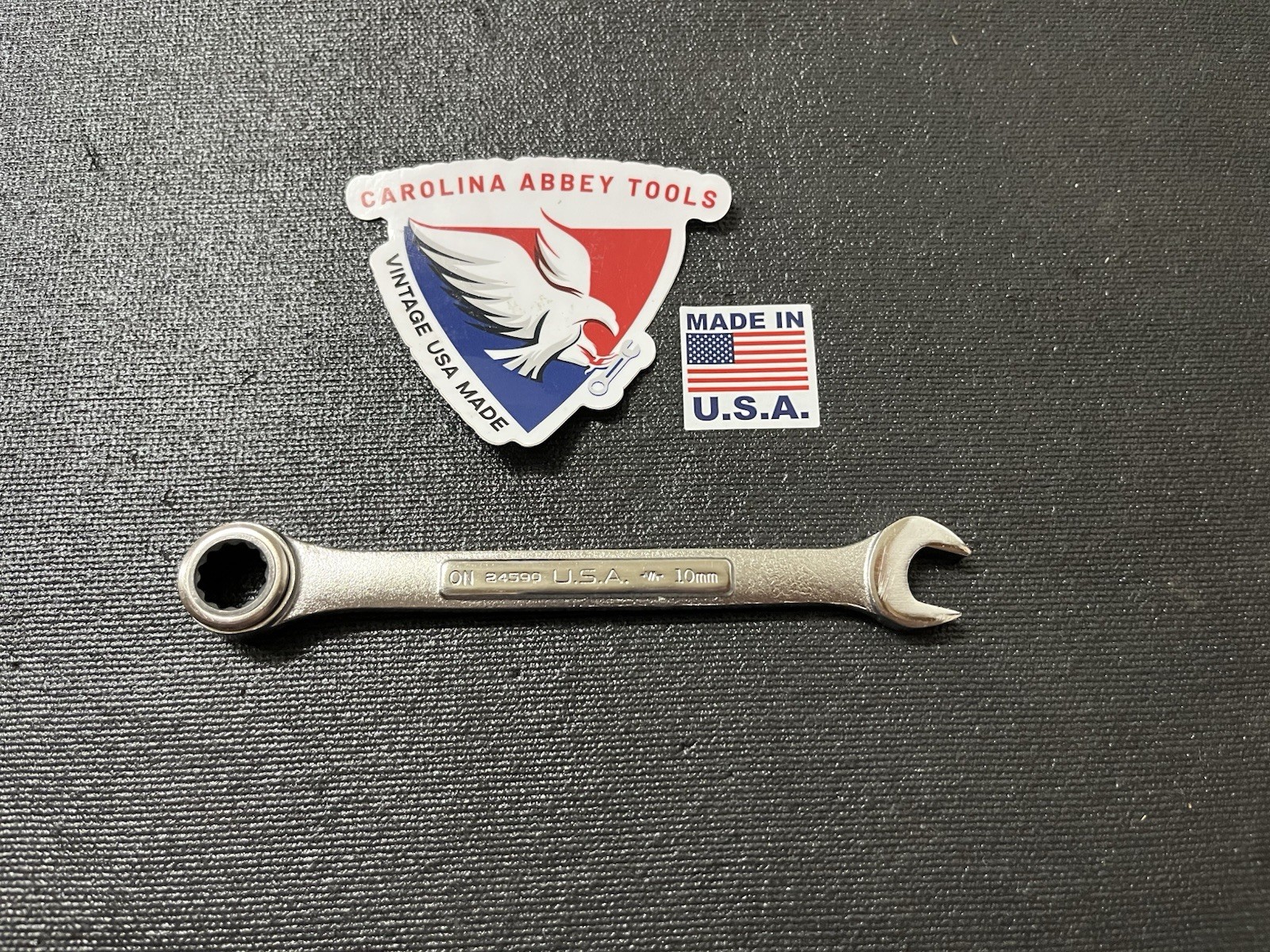 Sears Craftsman Industrial 10mm Heavy Duty Ratcheting Wrench 24590 -VA- USA
