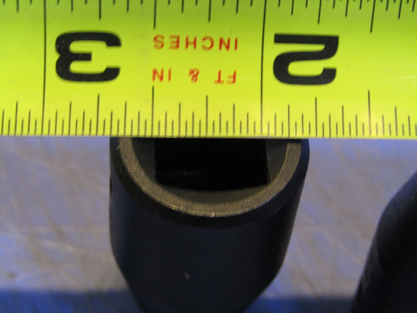 2 – Proto J7412H 3/8 Inch Shallow Impact Socket Drive 6 Point Steel Black Oxide.