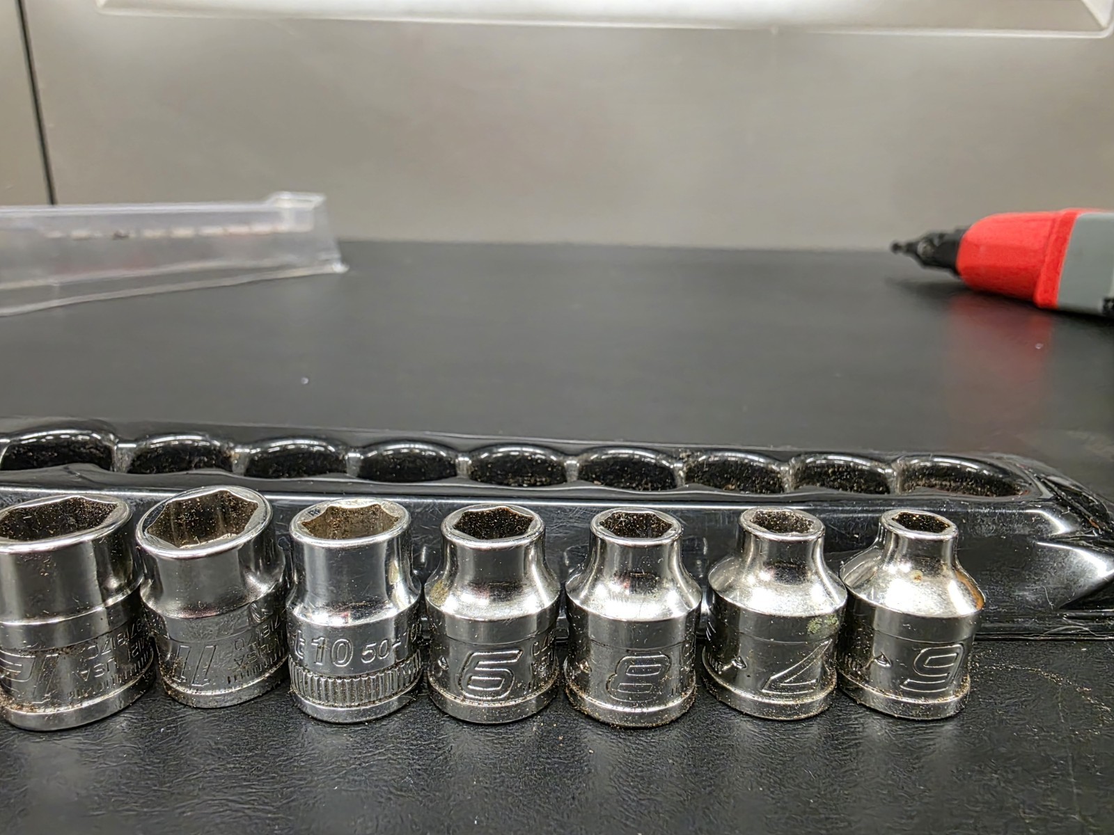Snap On 3/8″ Drive 15pc Metric 6Pt Socket Set 6mm To 20mm Master Set YFSM