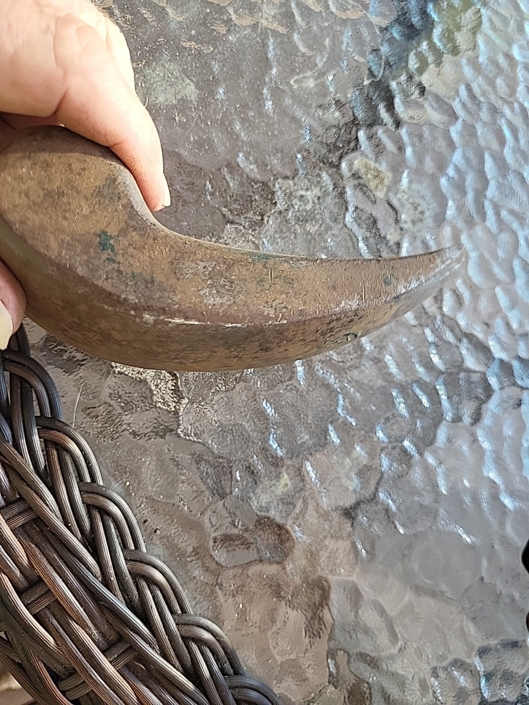 Vintage Old Used Auto Body Metal Shaping Dolly Shop Hammer Anvil Tool