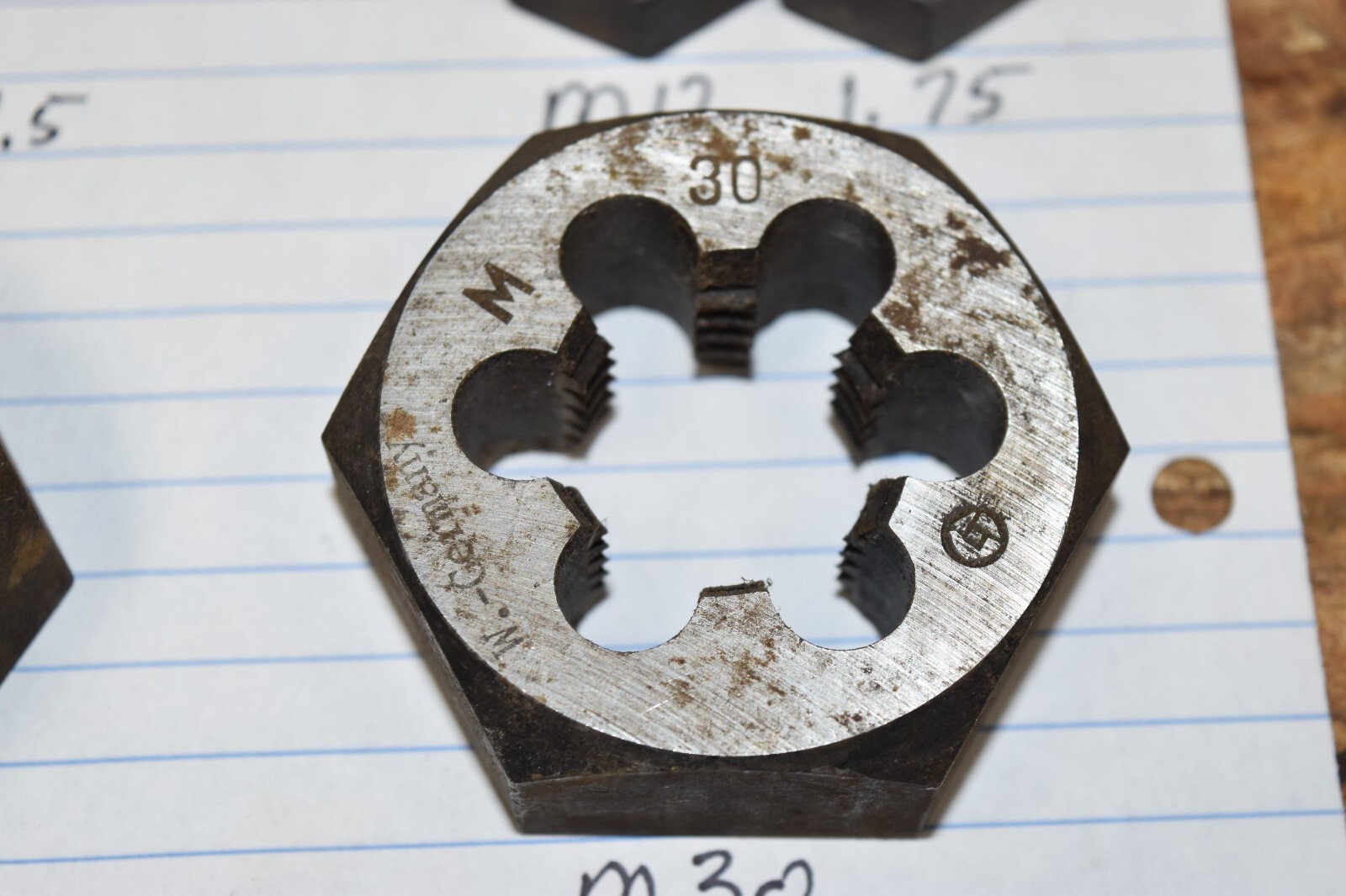 10 PC LOT METRIC RETHREADING DIE M24 M30 M16X1.5 M12X1.75 M3-6G M3 FREE SHIPPING