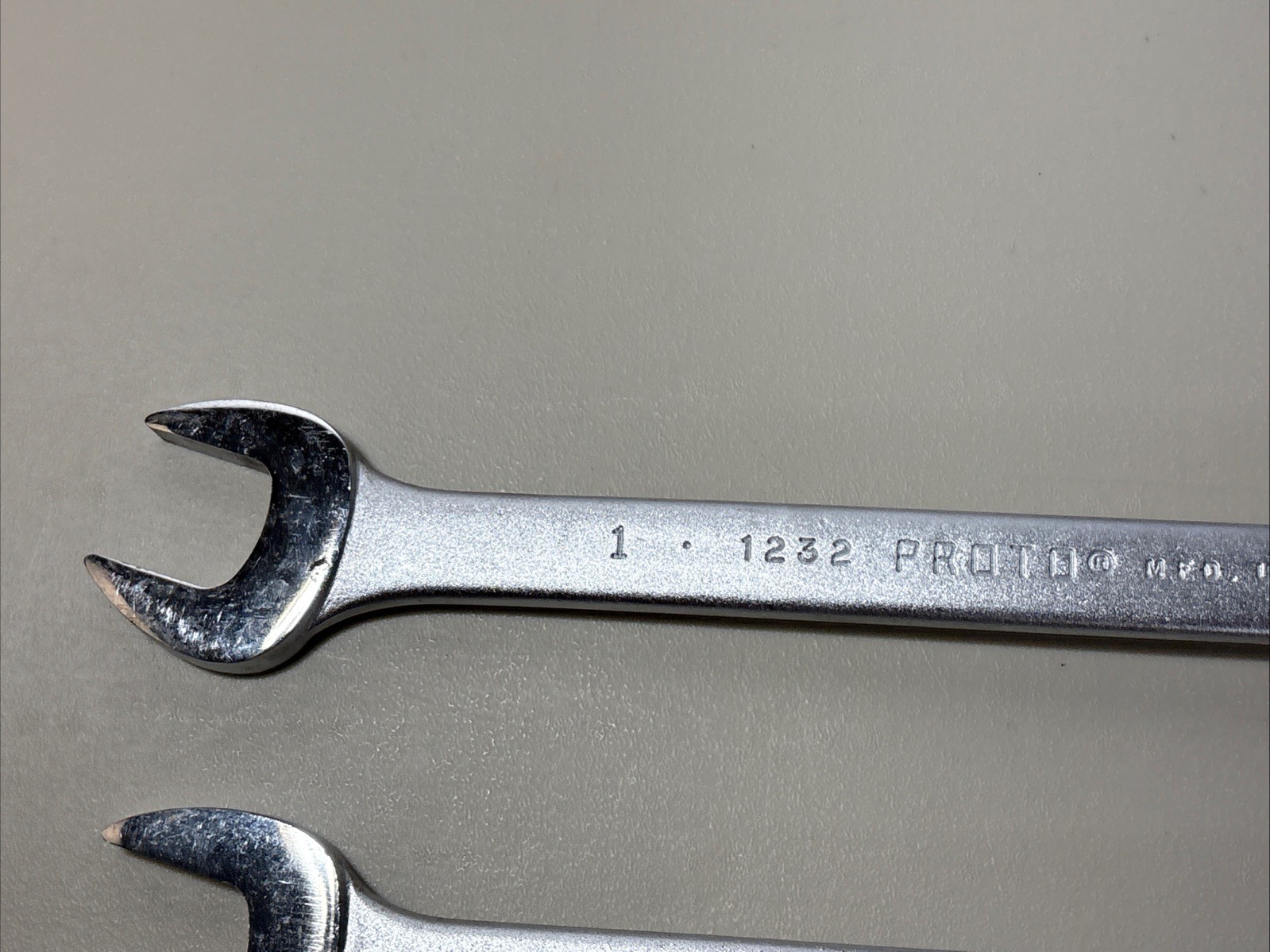 Proto Professional Combination Wrench Set USA 1″ 1232, 1 1/16″ 1234, 1 1/8″ 1236