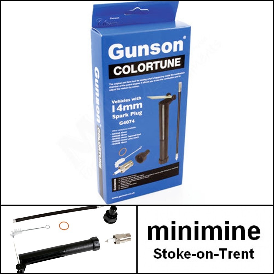 Classic Mini Gunson Colourtune Single Plug Kit 14mm G4074 spark car tool color