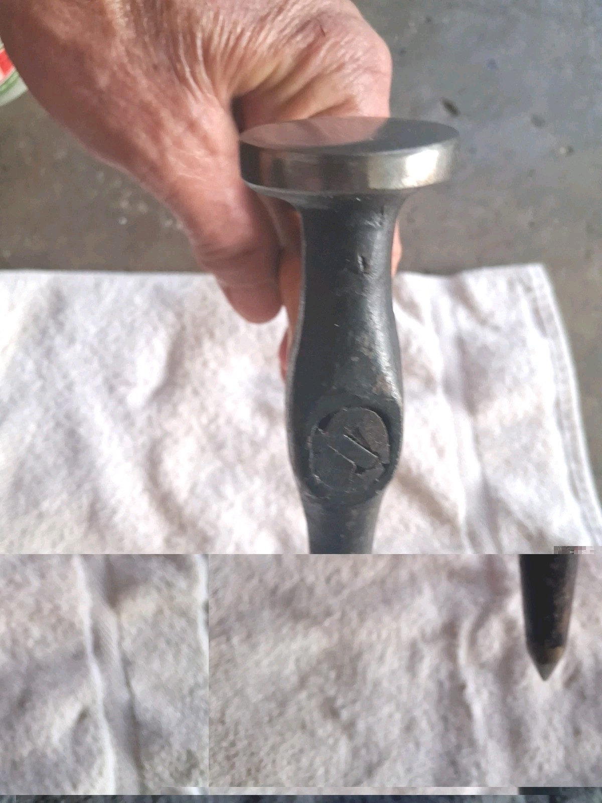 Vintage Stream Line Tools #112 Auto Body Hammer USA Drop Forged Original Handle
