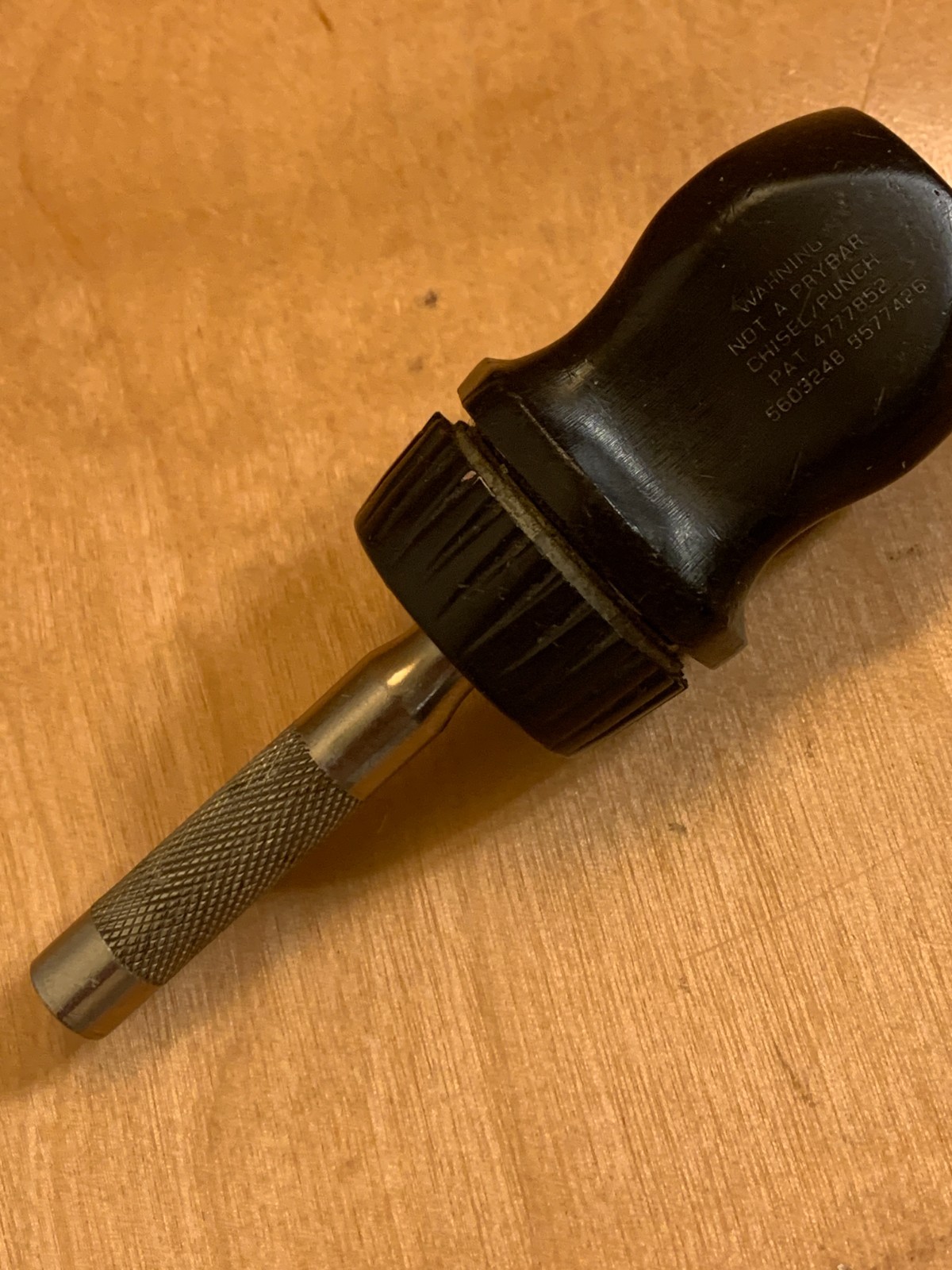 Snap On stubby ratcheting screwdriver SSDMR1A