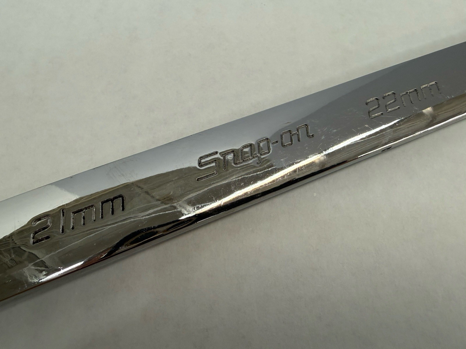 Snap-on Tools 21mmm and 22mm Double Box End Wrench XDHFM2122 **NICE FREE SHIP