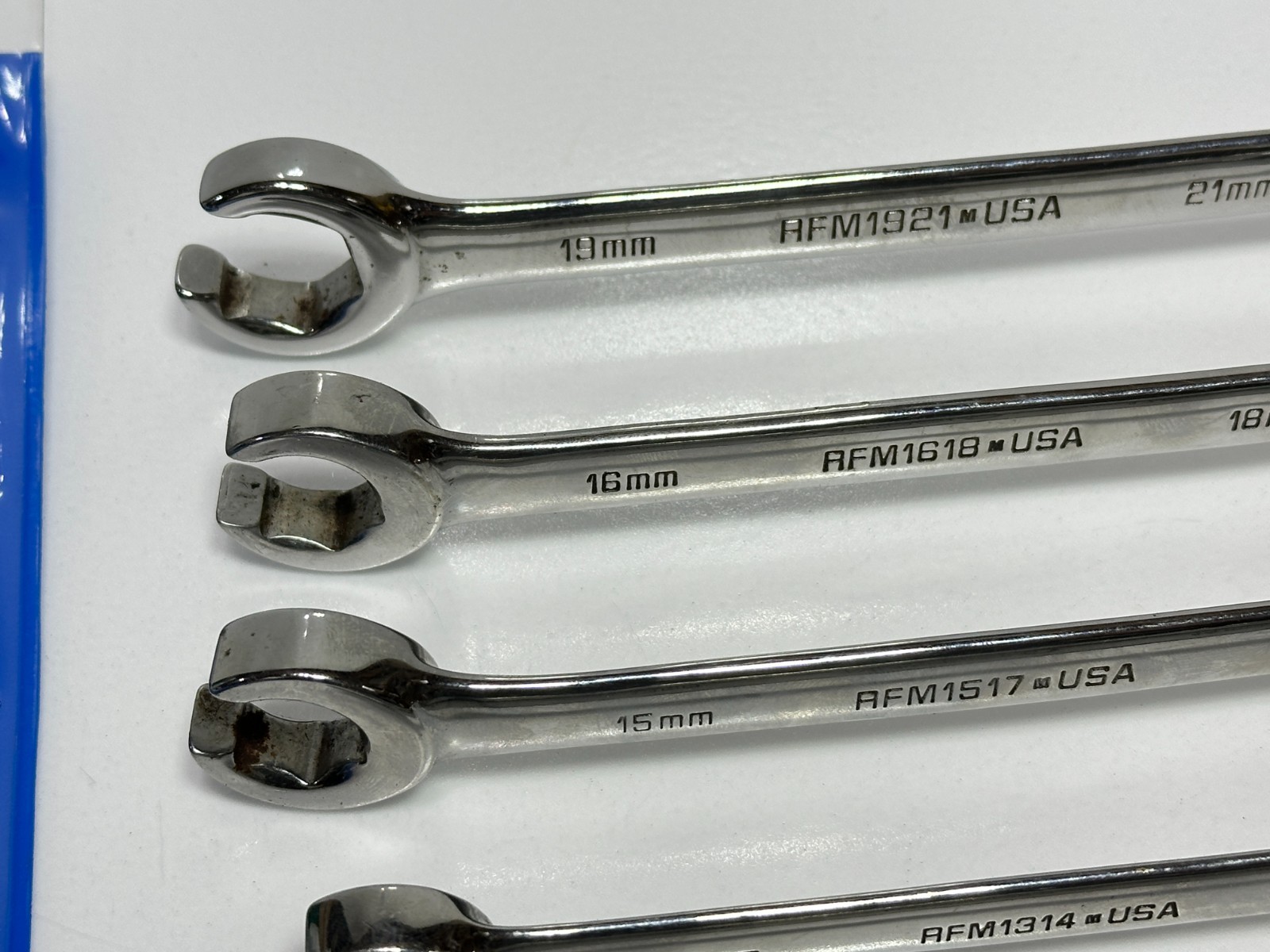 Matco Tools USA Made 6pc Metric 9mm-21mm Flare Nut Line Wrench Set in Pouch Bag