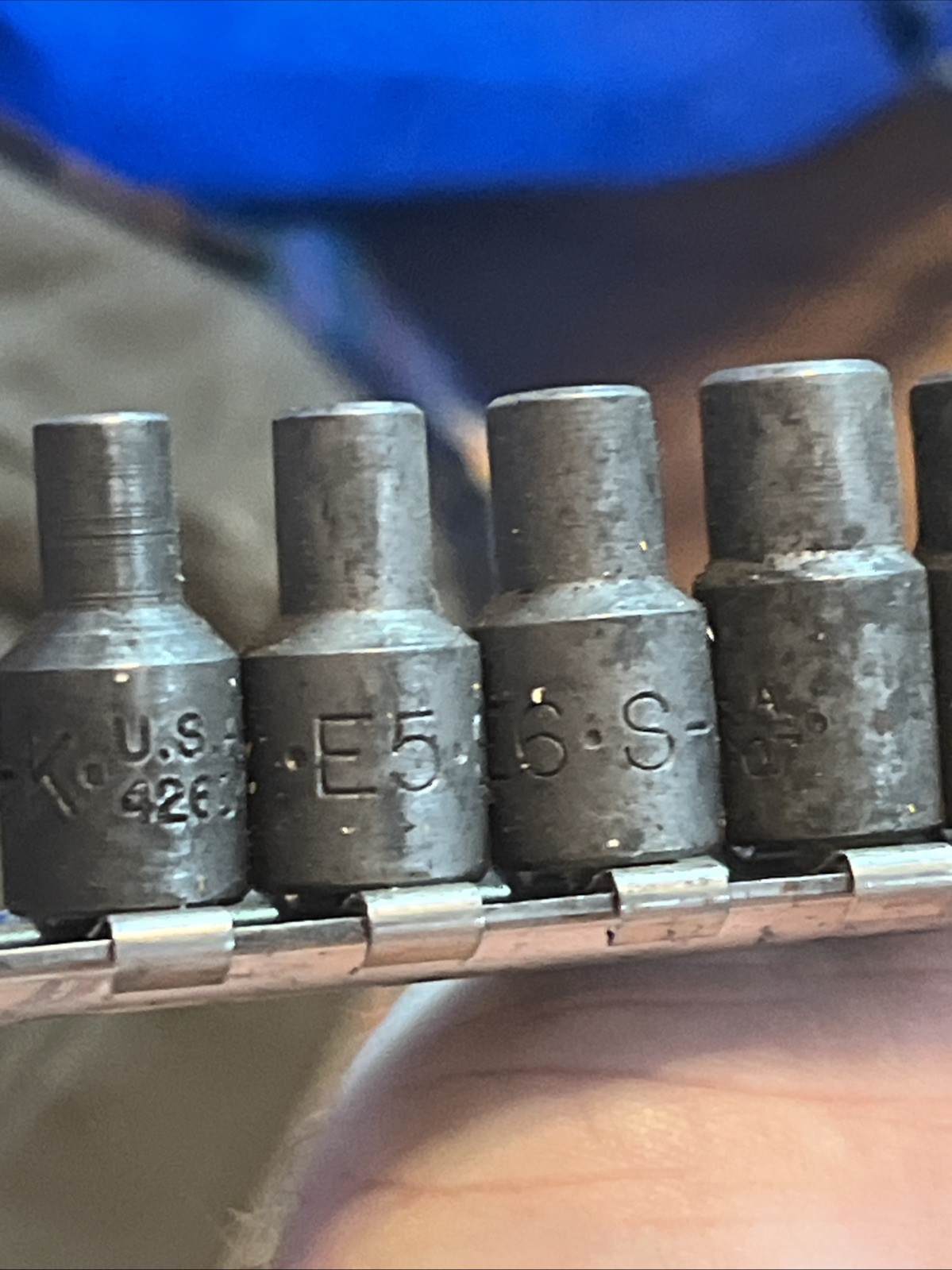 🇺🇸 SK Tools USA E4-E18 Inverted TORX Female External Set Star 10 Socket Lot