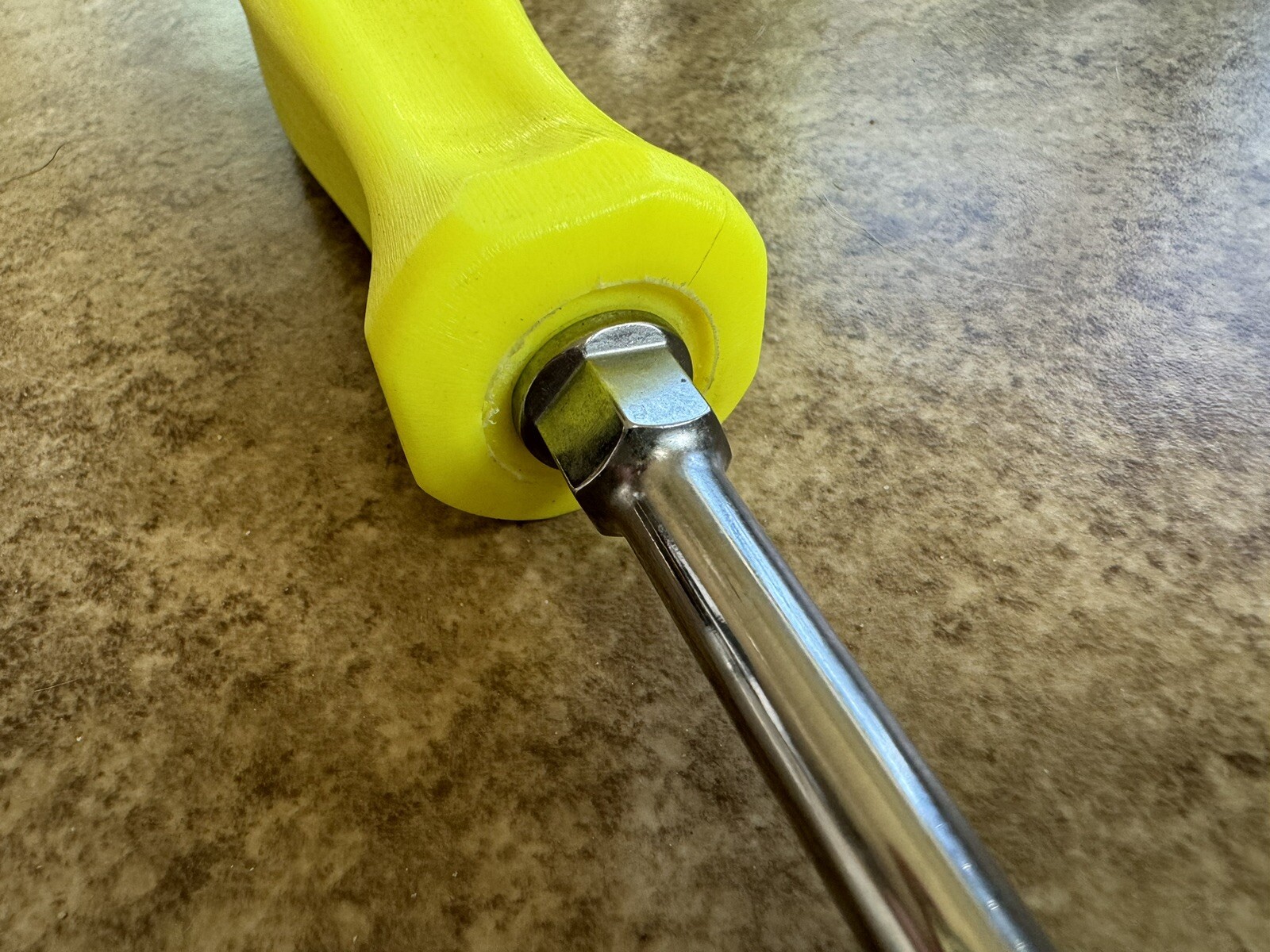 🟡 NEW Snap-On RARE HI-VIZ Hard Handle #3 Phillips Screwdriver SDDP63IRA