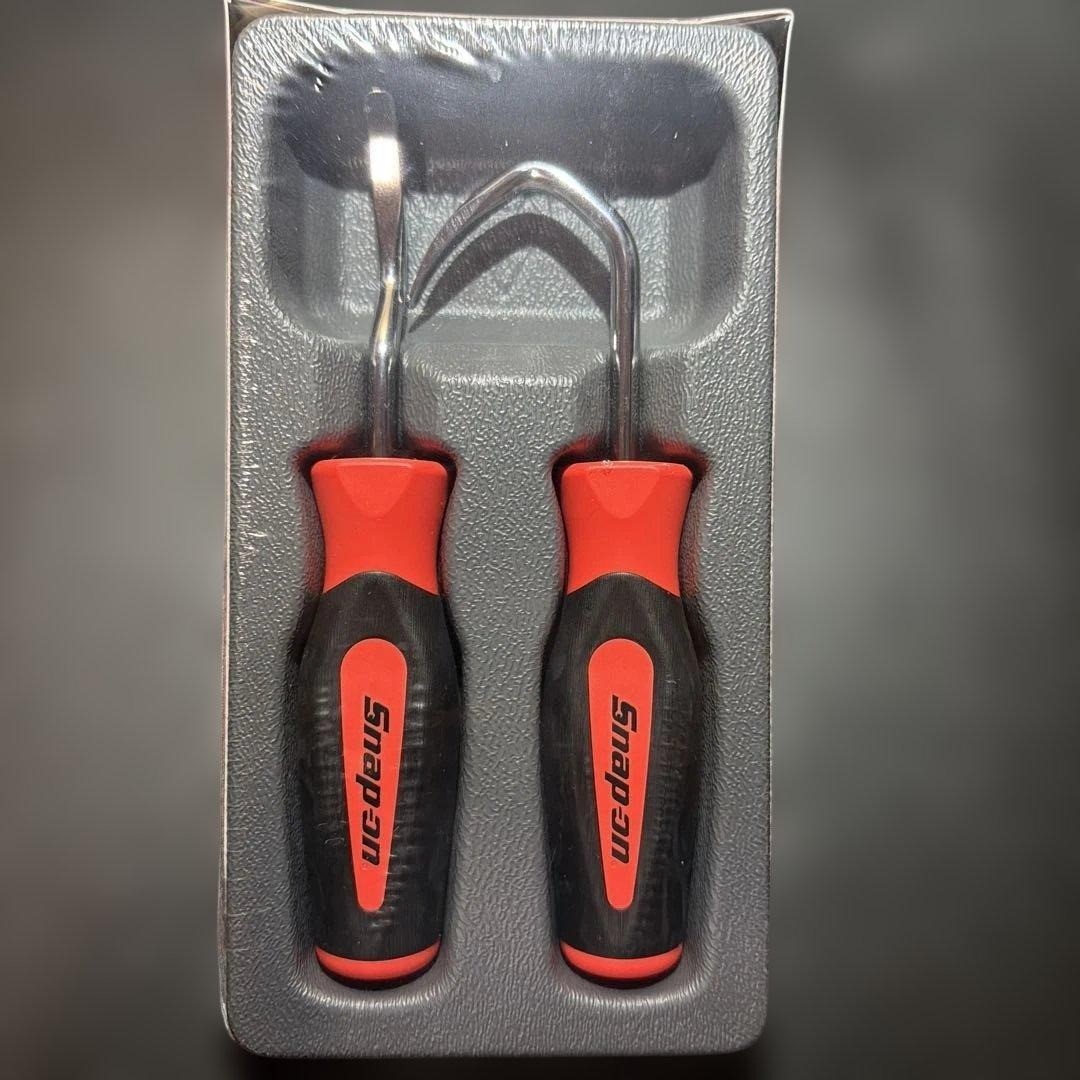 Snap-on SGAS102BO ORANGE Soft Grip Short Radiator Hose Pick 2Pc Set [Unused]
