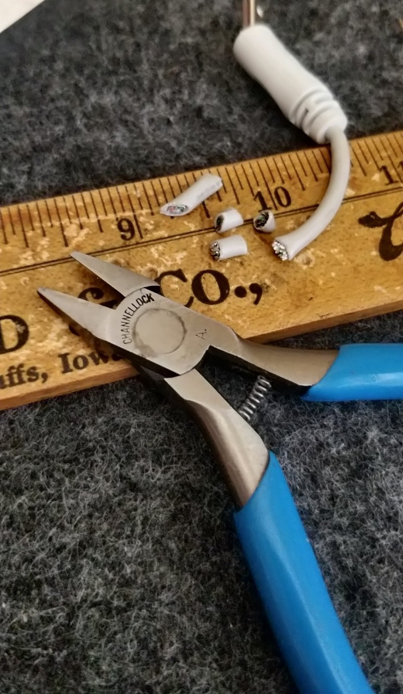 Channellock 40S 4-1/4 Inch MINI Diagonal Flush Cutting Plier Spring Act USA